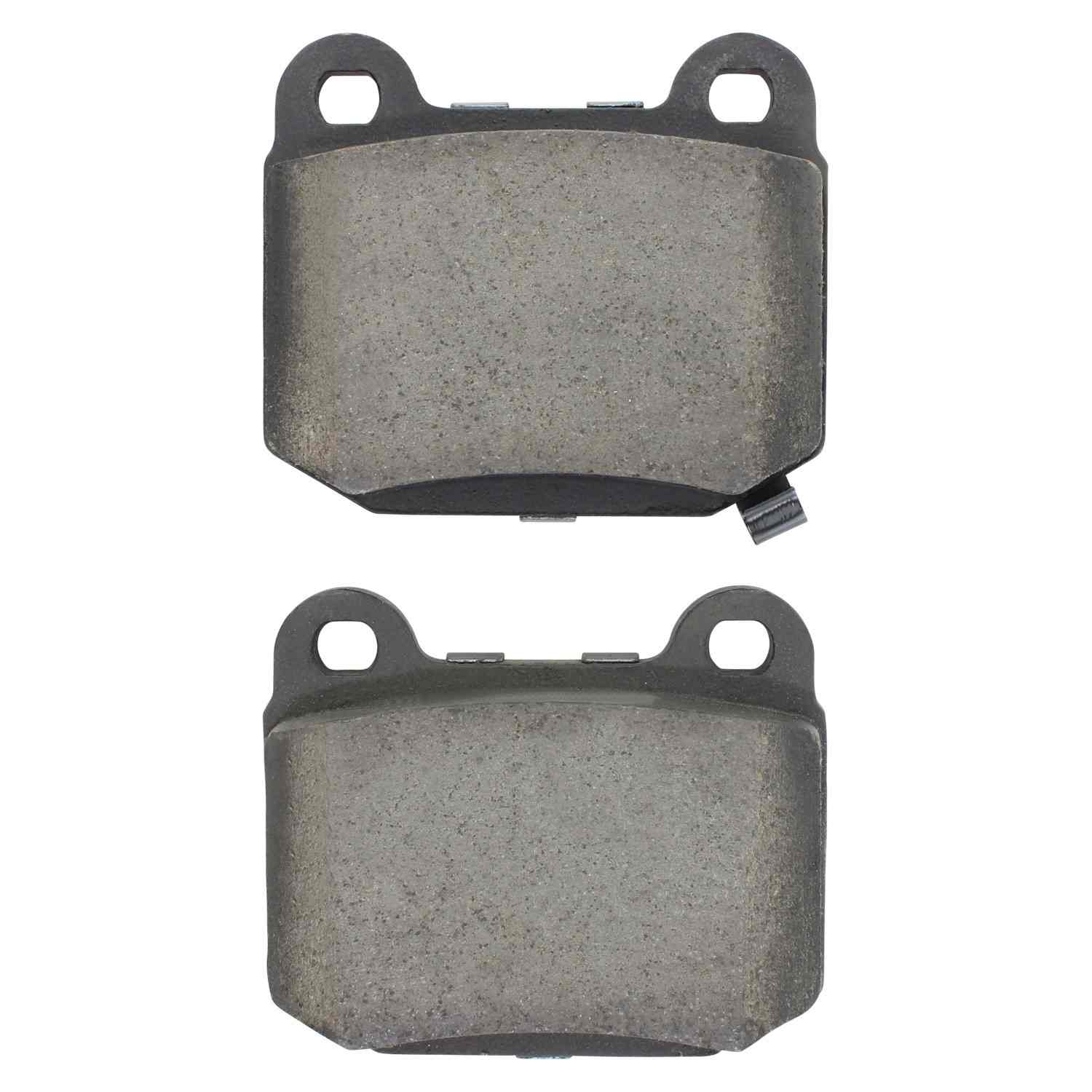 Front View of Rear Disc Brake Pad Set MPA 1001-0961C