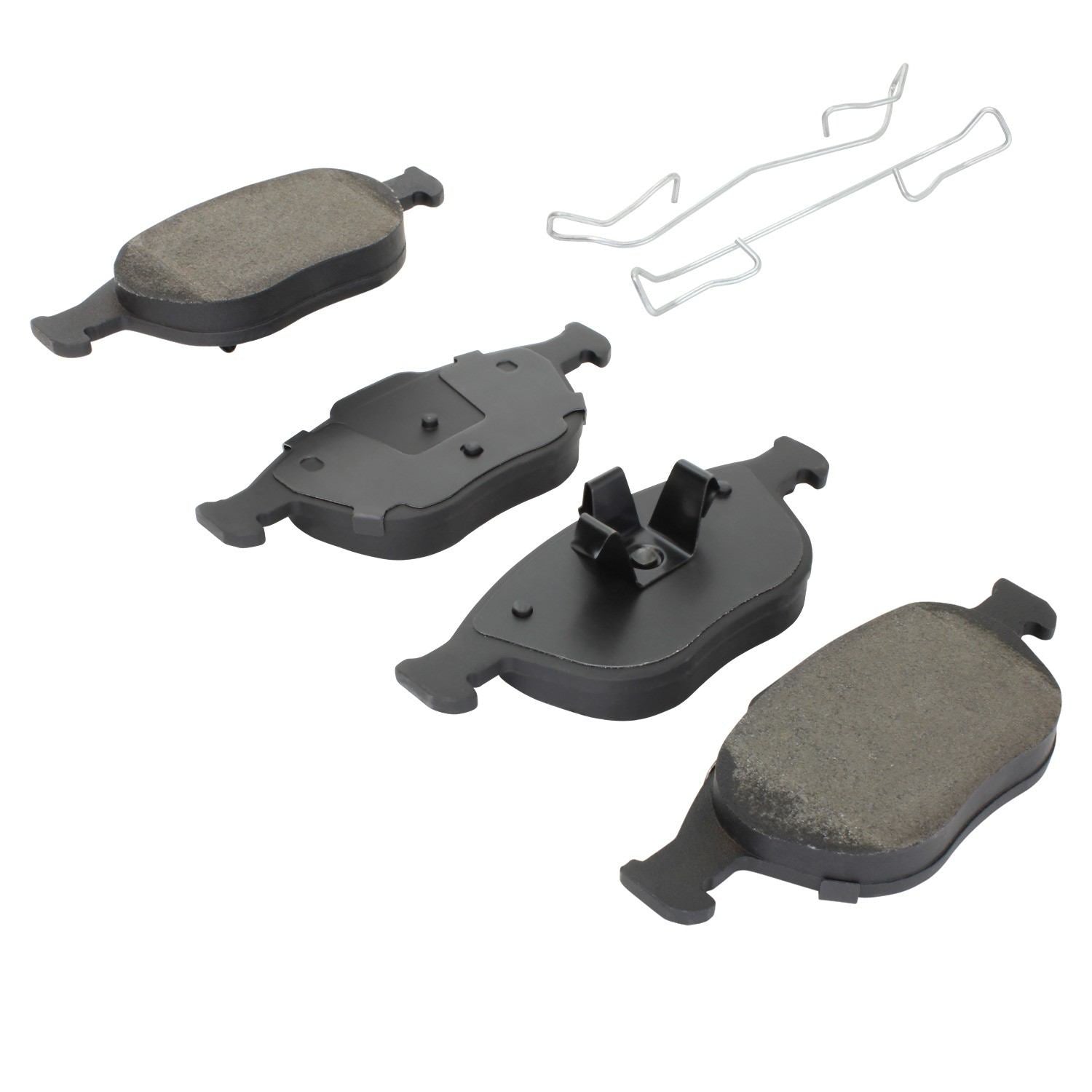 Angle View of Front Disc Brake Pad Set MPA 1001-0970C