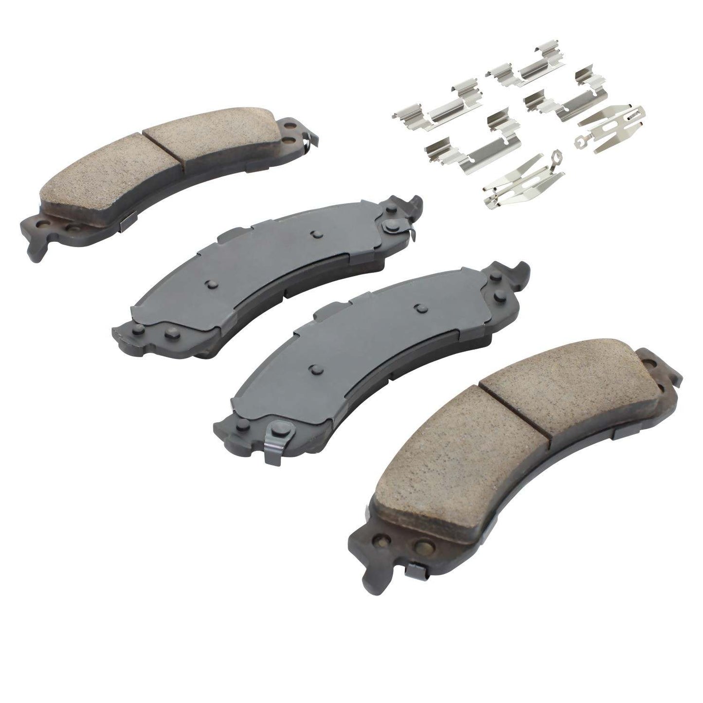 Angle View of Rear Disc Brake Pad Set MPA 1001-0975C