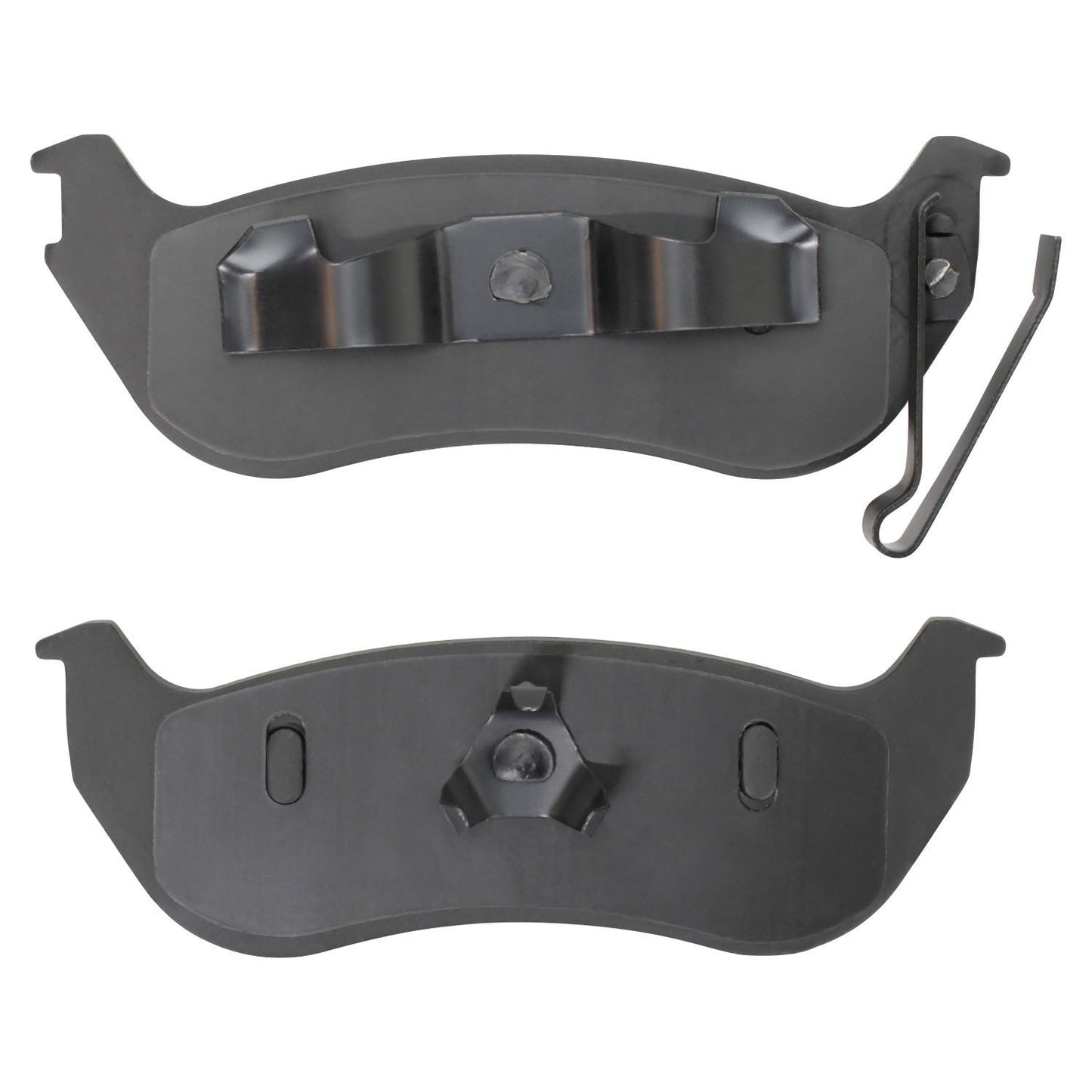 Back View of Rear Disc Brake Pad Set MPA 1001-0981AC