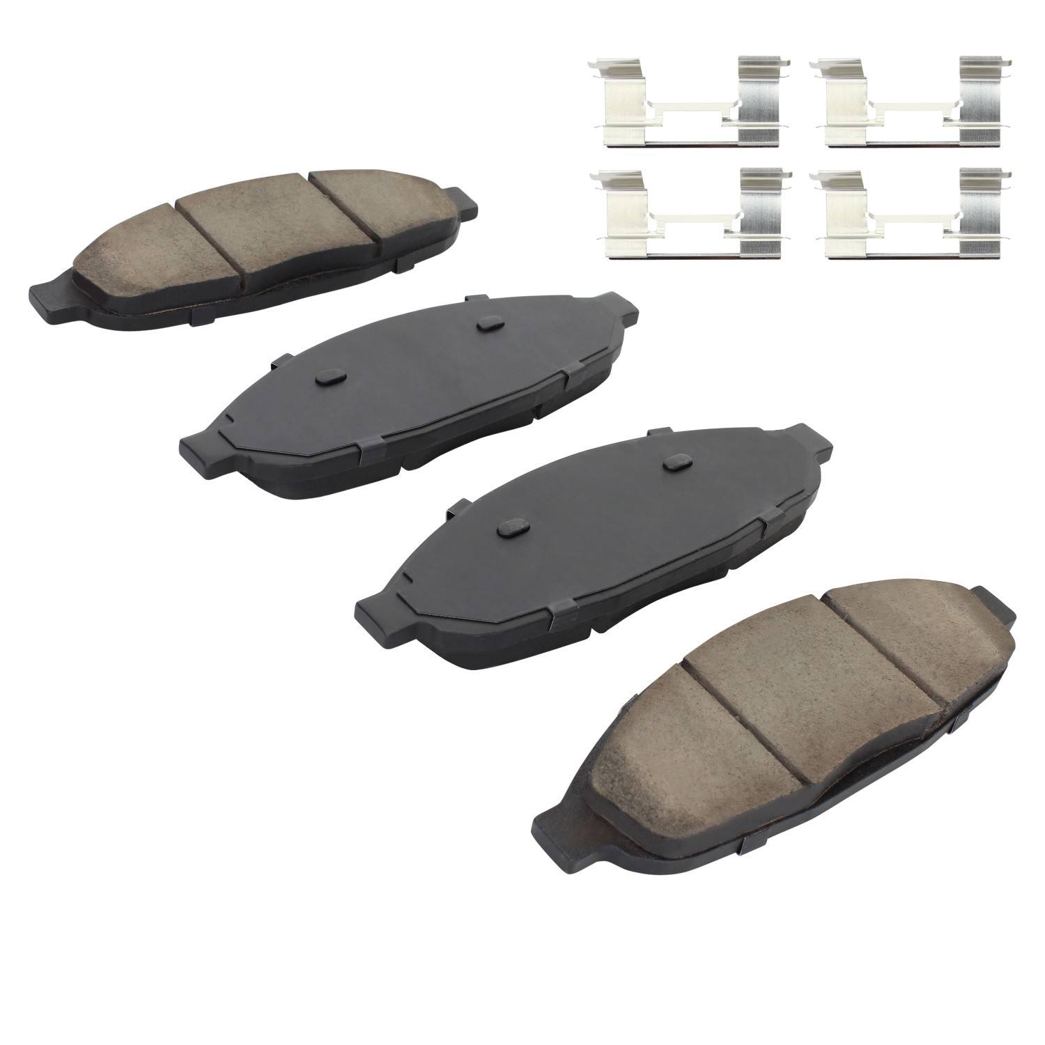 Angle View of Front Disc Brake Pad Set MPA 1001-0997C