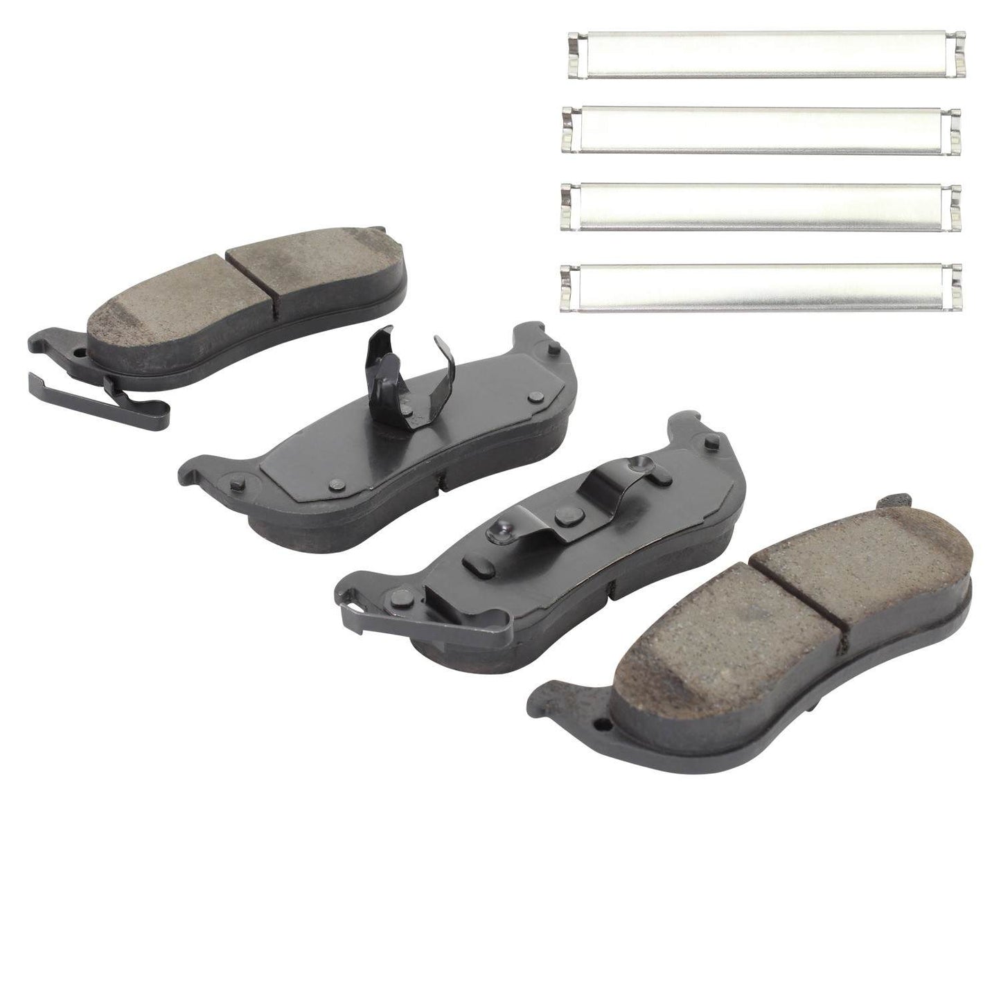 Angle View of Rear Disc Brake Pad Set MPA 1001-0998C