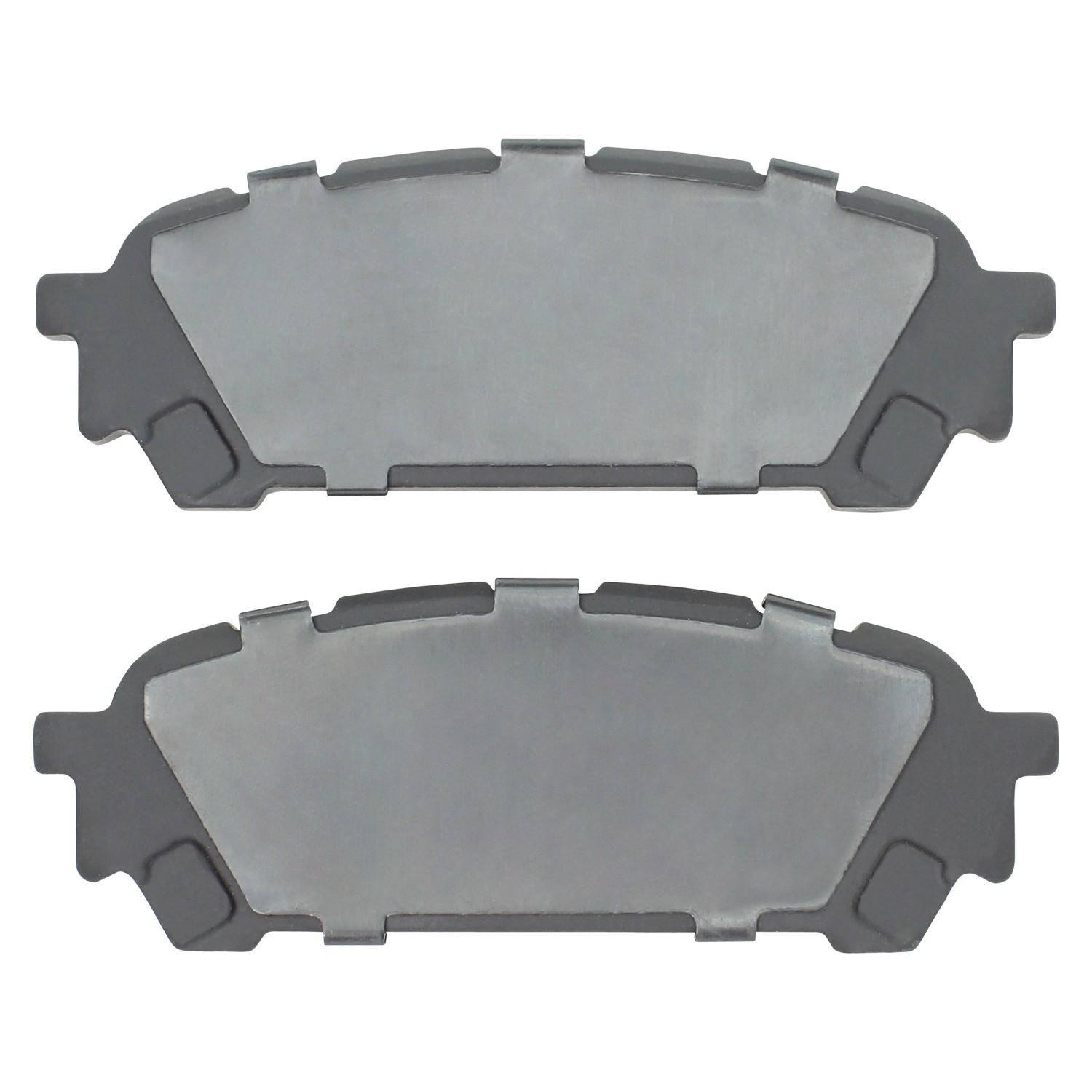 Back View of Rear Disc Brake Pad Set MPA 1001-1004C