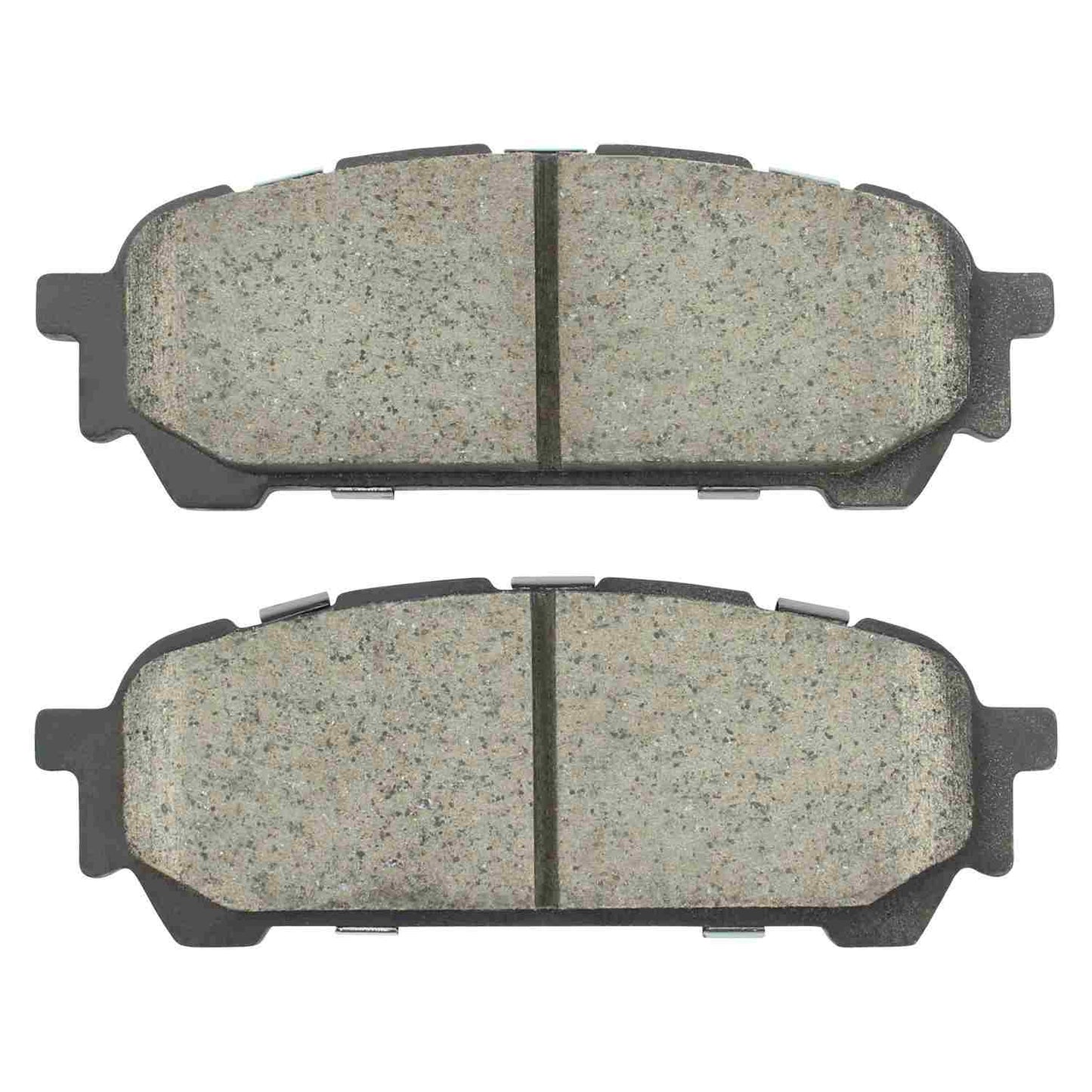 Front View of Rear Disc Brake Pad Set MPA 1001-1004C