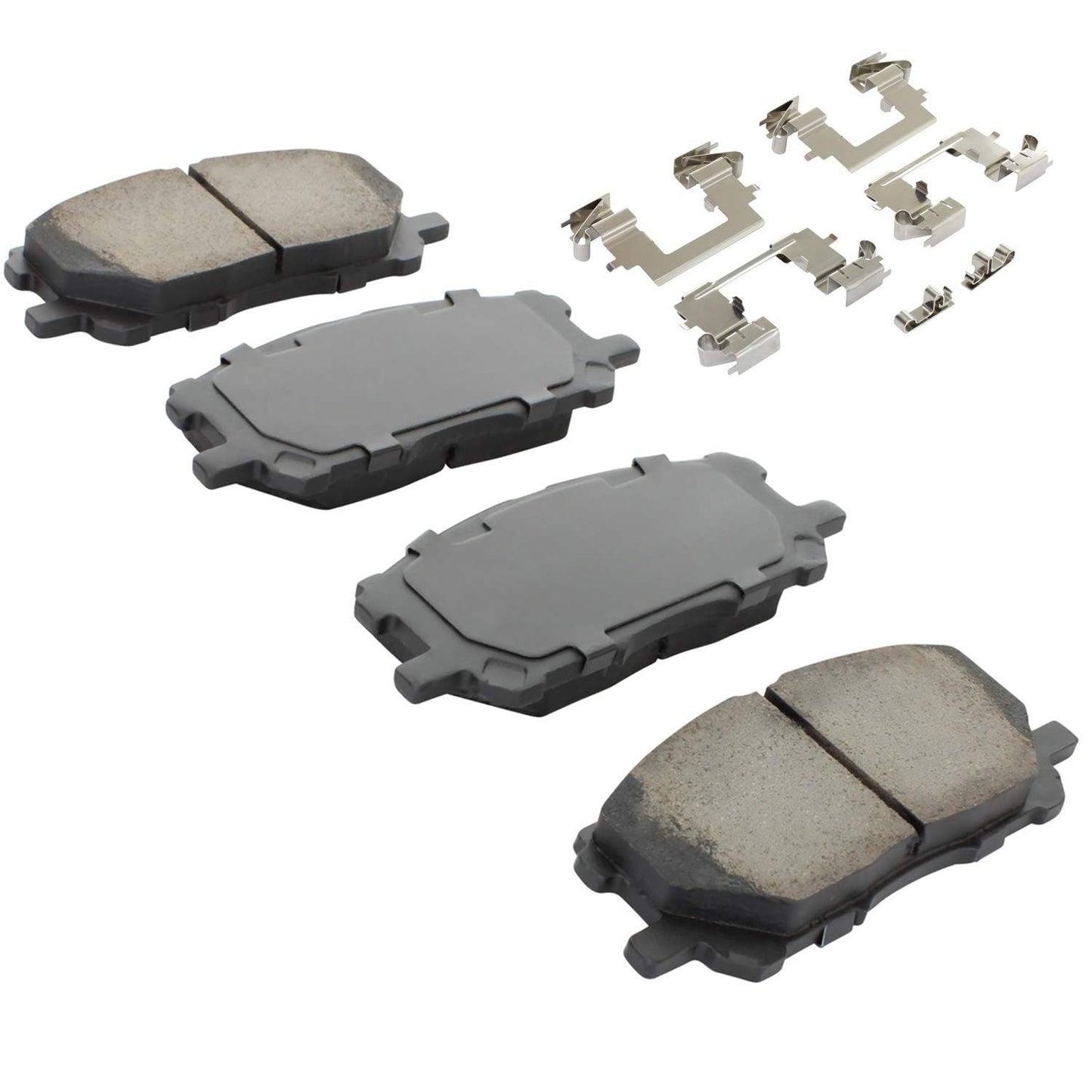 Angle View of Front Disc Brake Pad Set MPA 1001-1005C