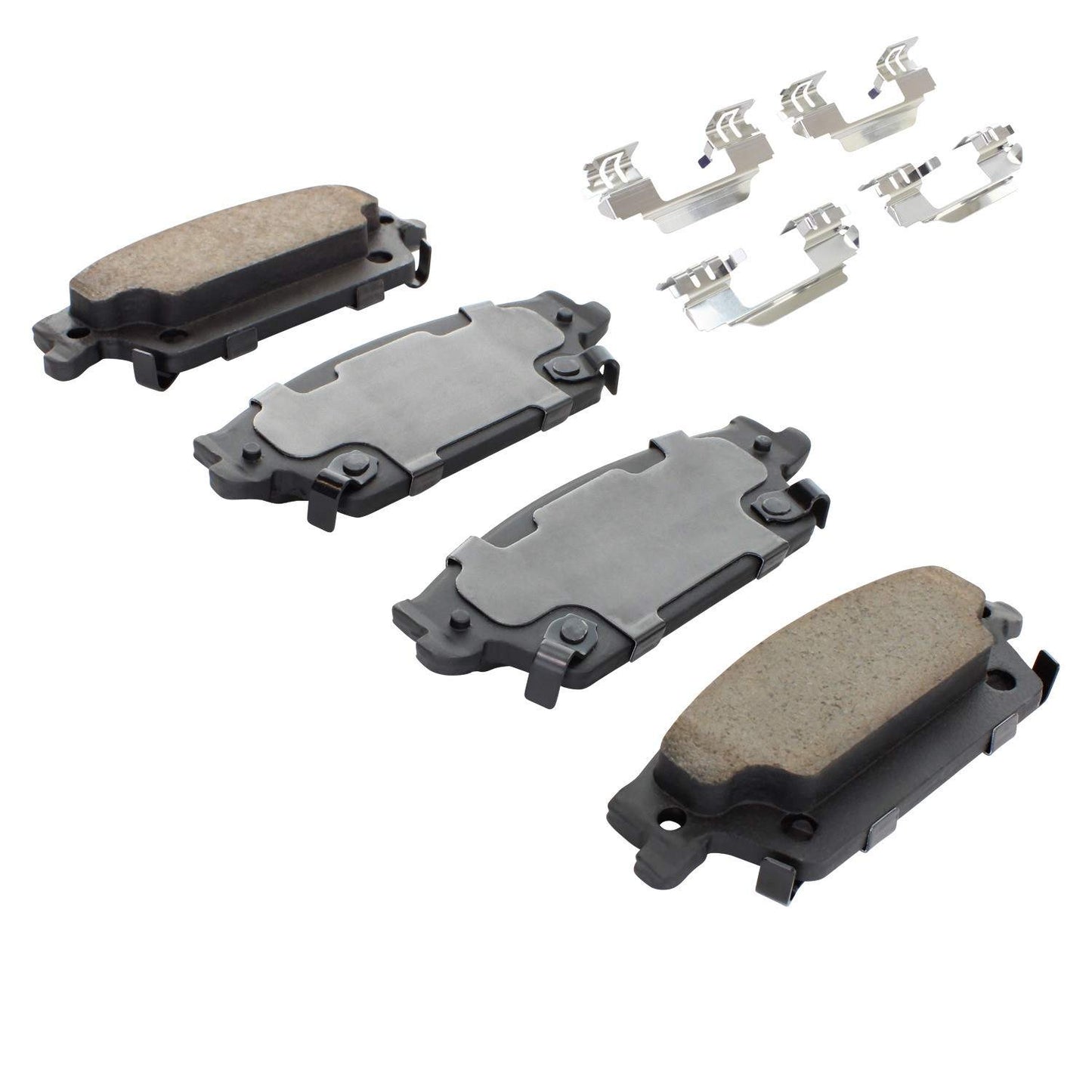 Angle View of Rear Disc Brake Pad Set MPA 1001-1020C