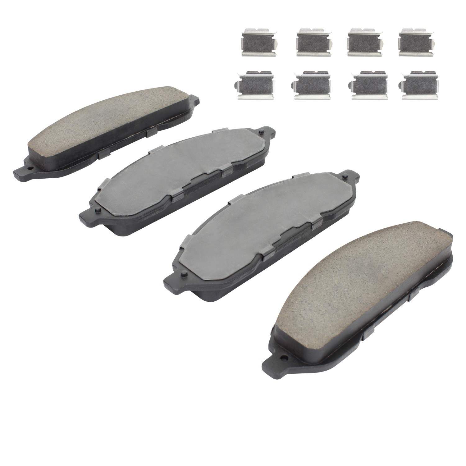 Angle View of Front Disc Brake Pad Set MPA 1001-1022C