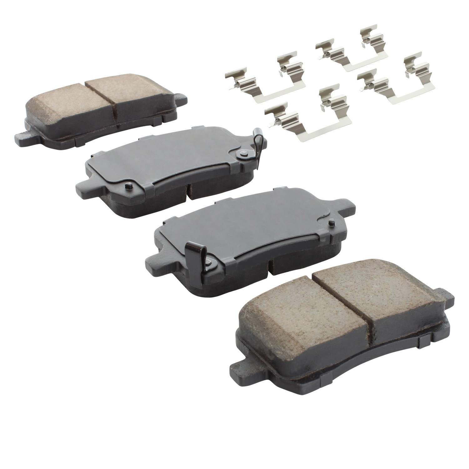 Angle View of Front Disc Brake Pad Set MPA 1001-1028C