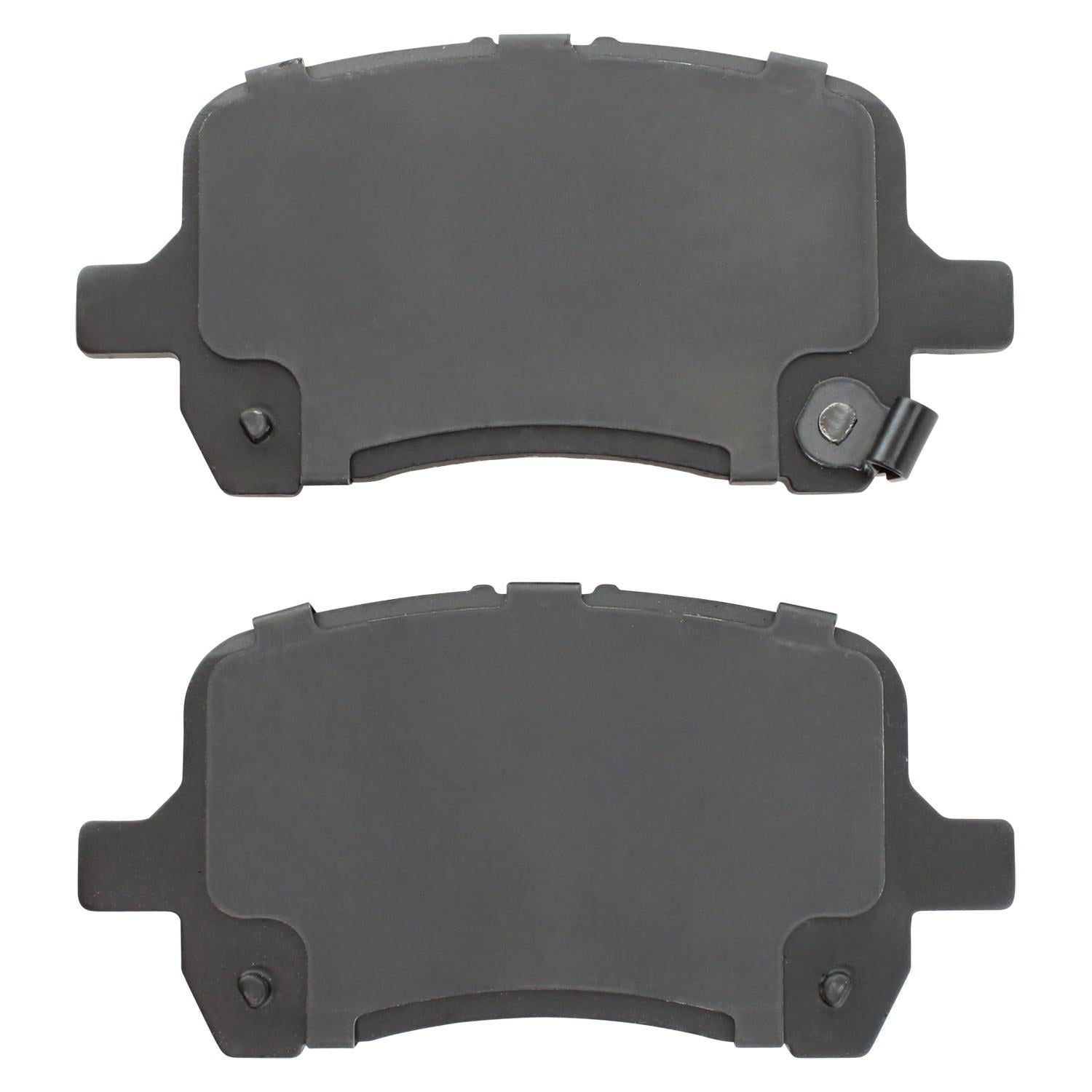 Back View of Front Disc Brake Pad Set MPA 1001-1028C