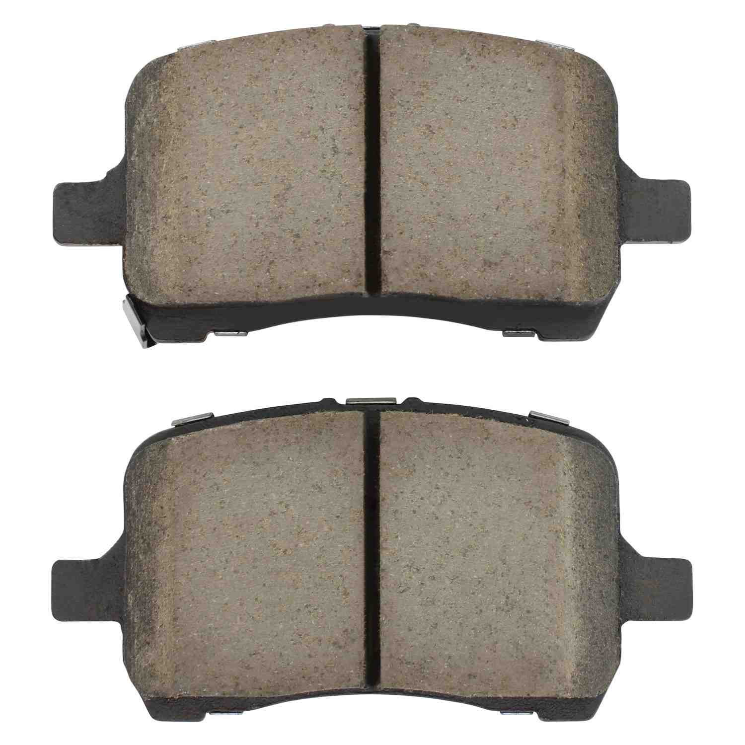 Front View of Front Disc Brake Pad Set MPA 1001-1028C