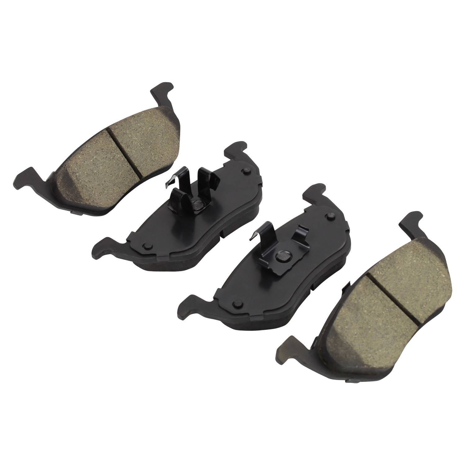 Angle View of Rear Disc Brake Pad Set MPA 1001-1055C