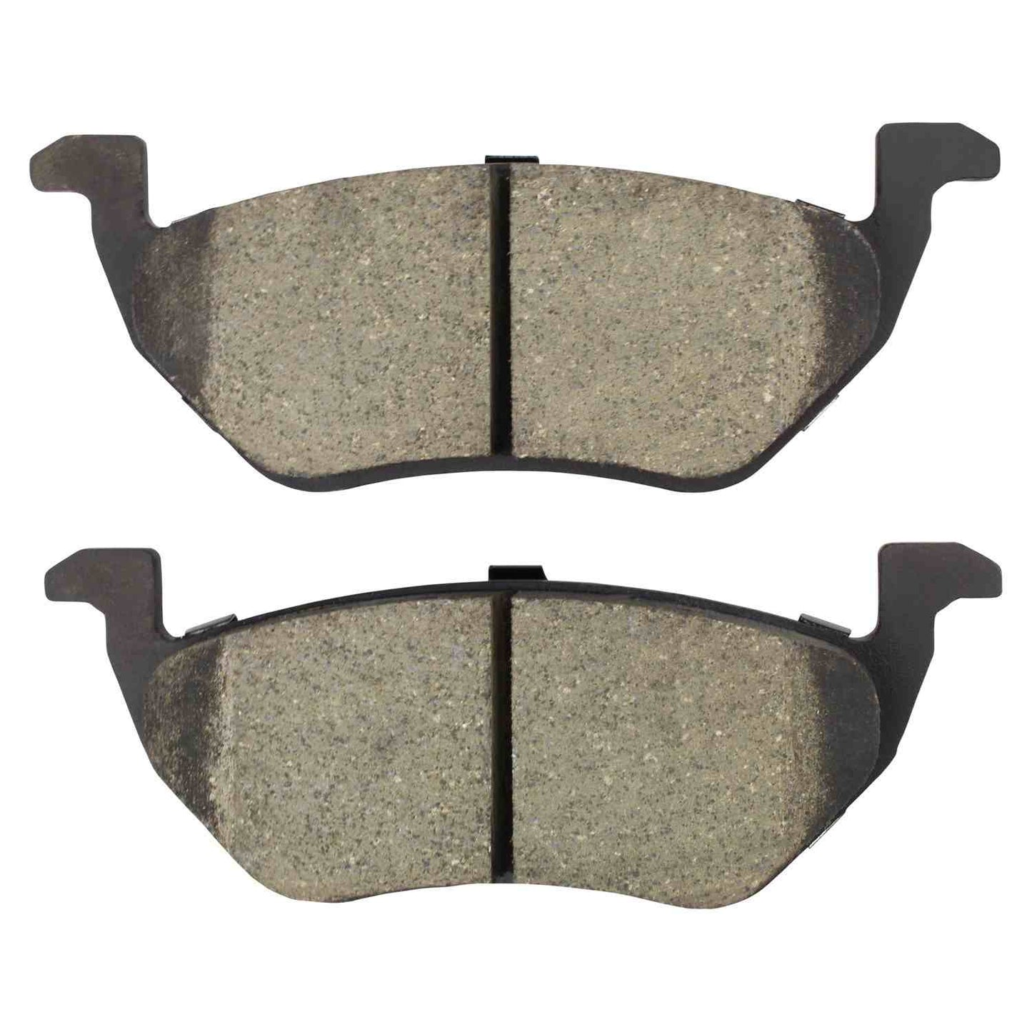 Front View of Rear Disc Brake Pad Set MPA 1001-1055C