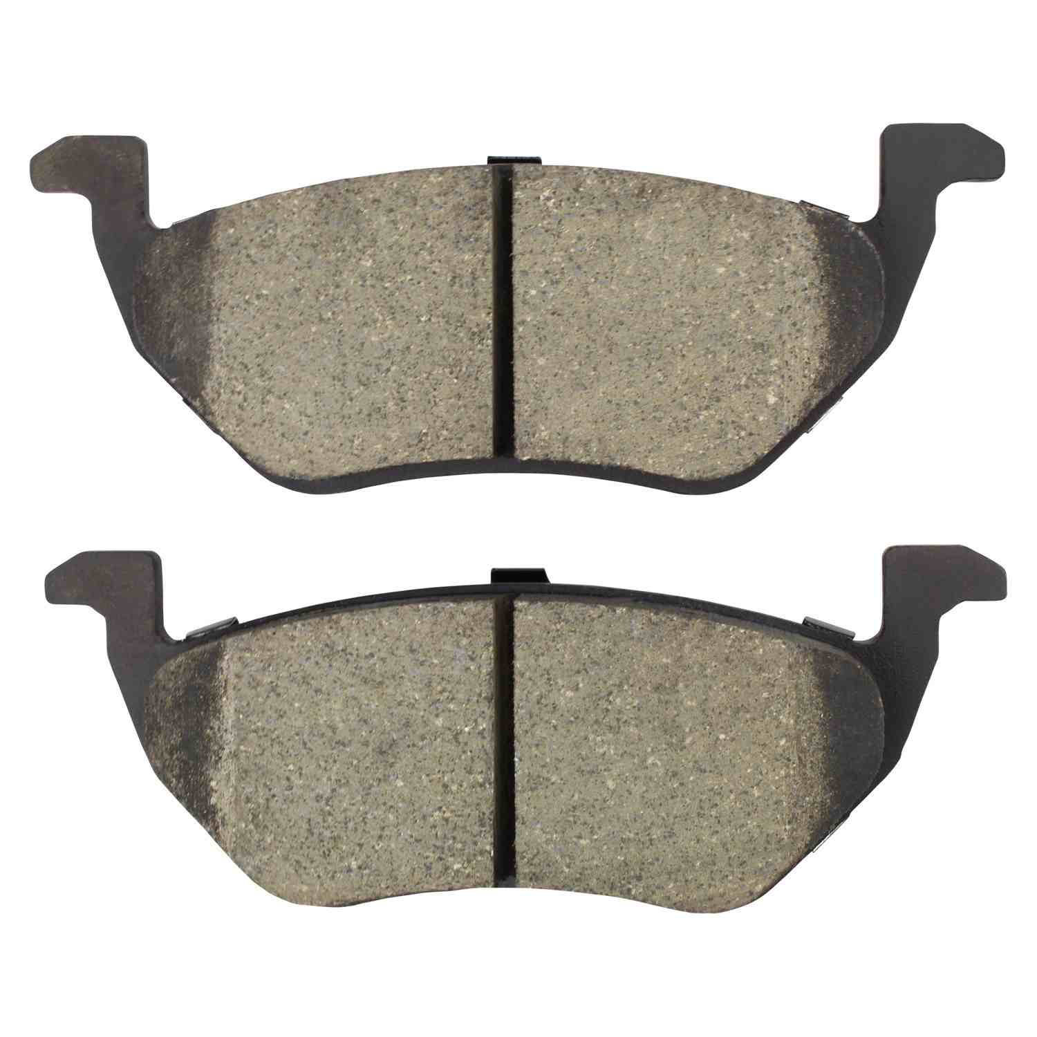 Front View of Rear Disc Brake Pad Set MPA 1001-1055C