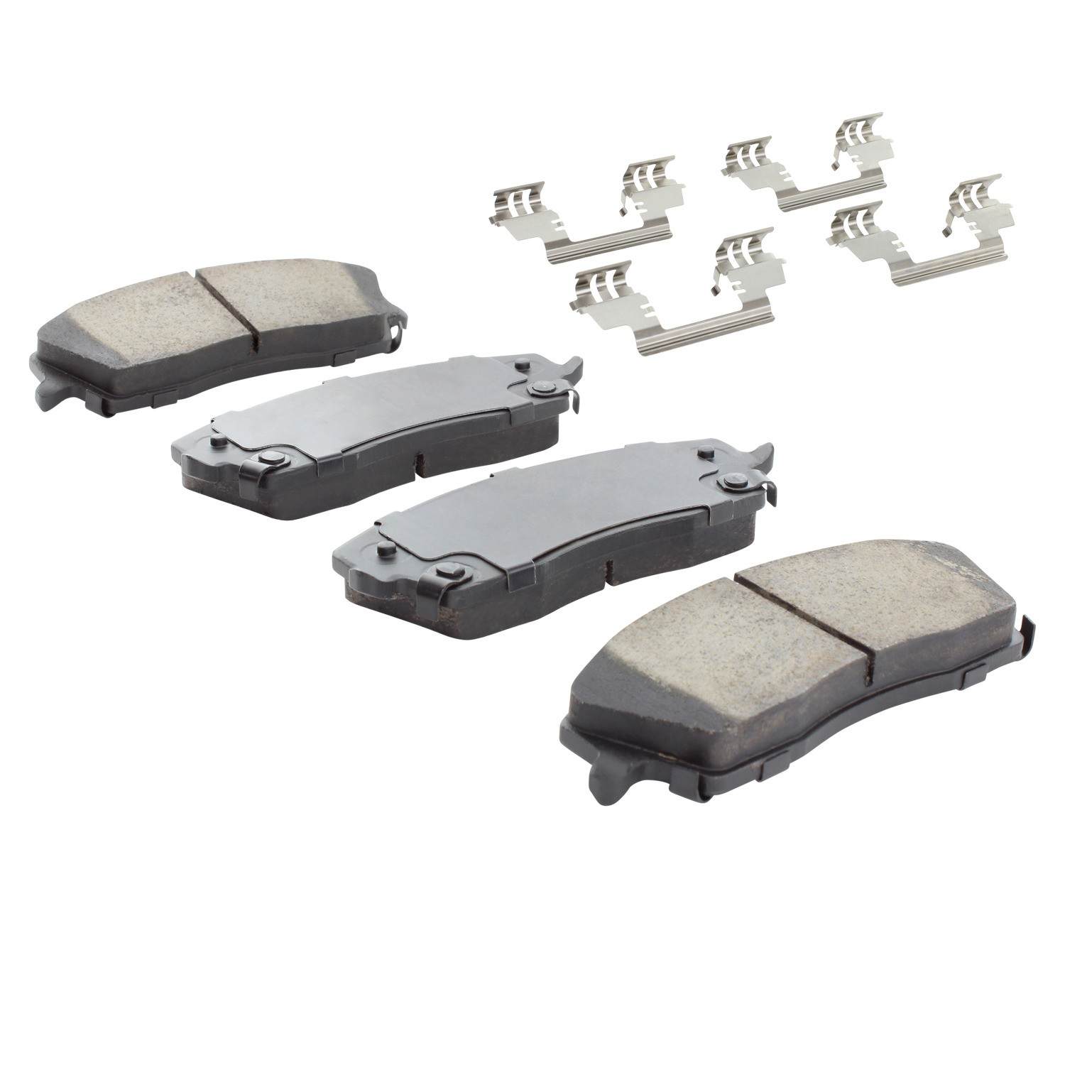 Angle View of Front Disc Brake Pad Set MPA 1001-1056C