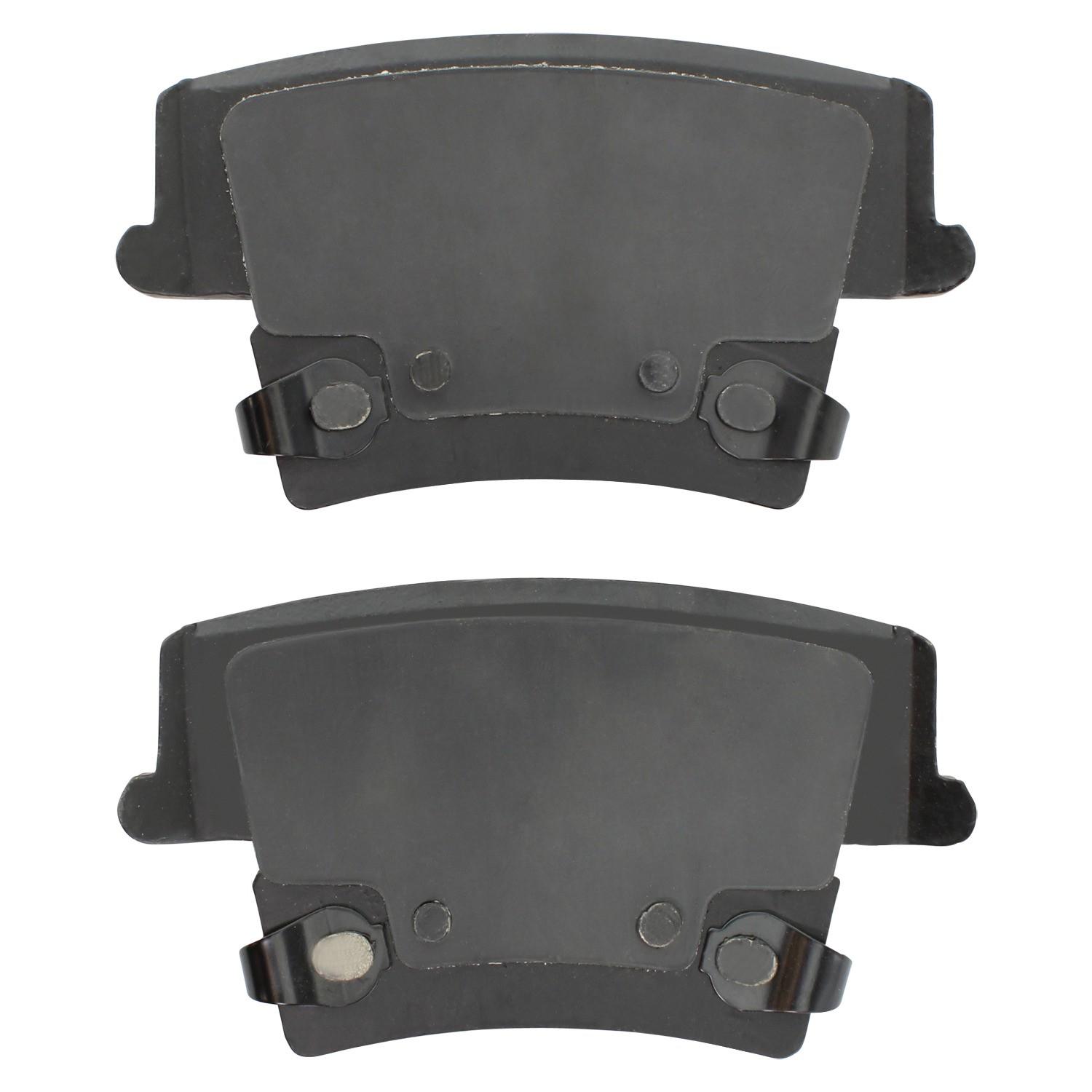 Back View of Rear Disc Brake Pad Set MPA 1001-1057BC