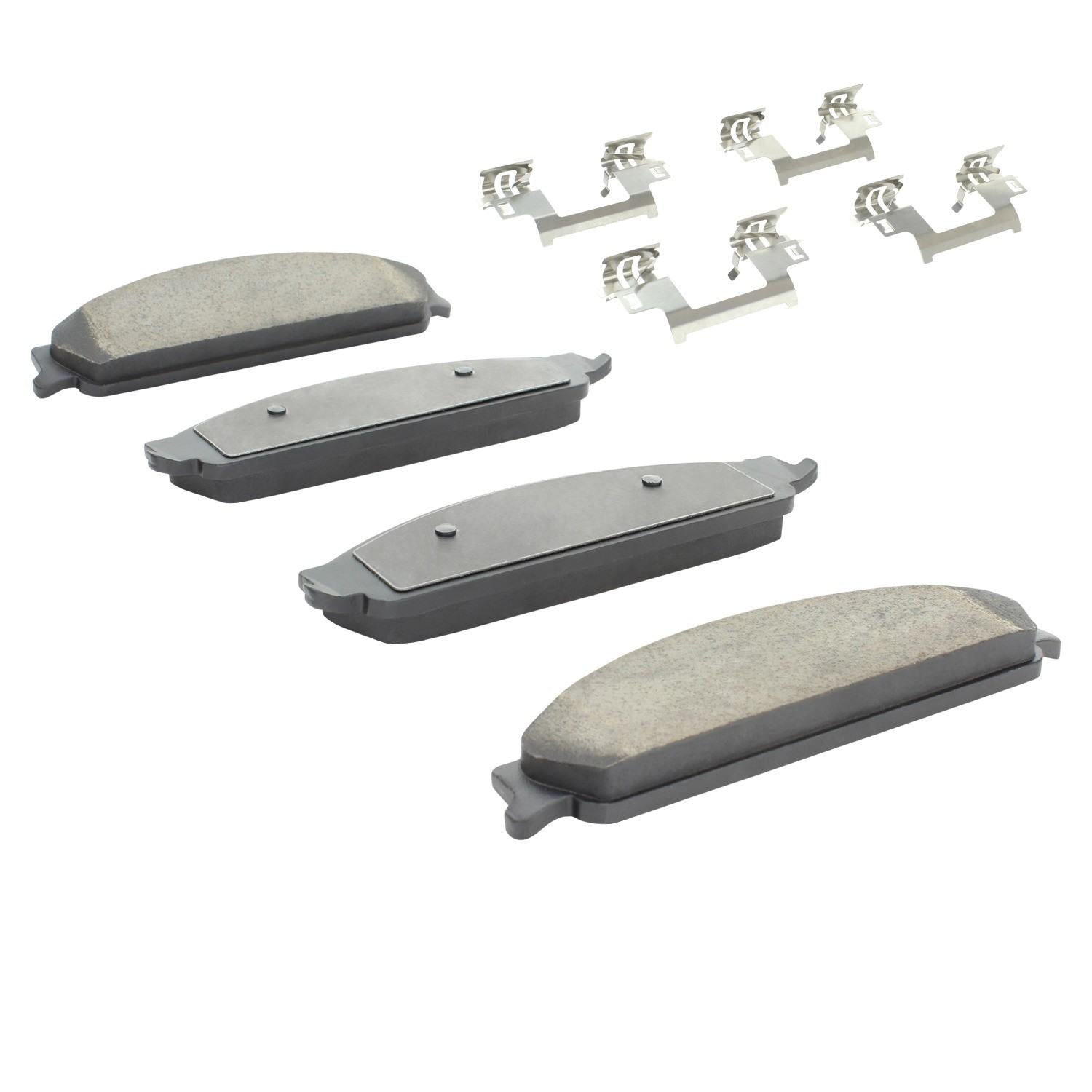 Angle View of Front Disc Brake Pad Set MPA 1001-1070C