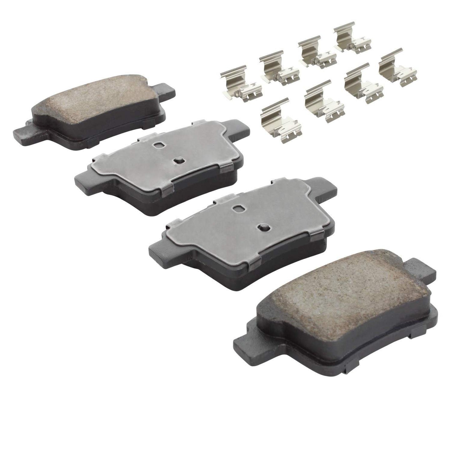 Angle View of Rear Disc Brake Pad Set MPA 1001-1071C