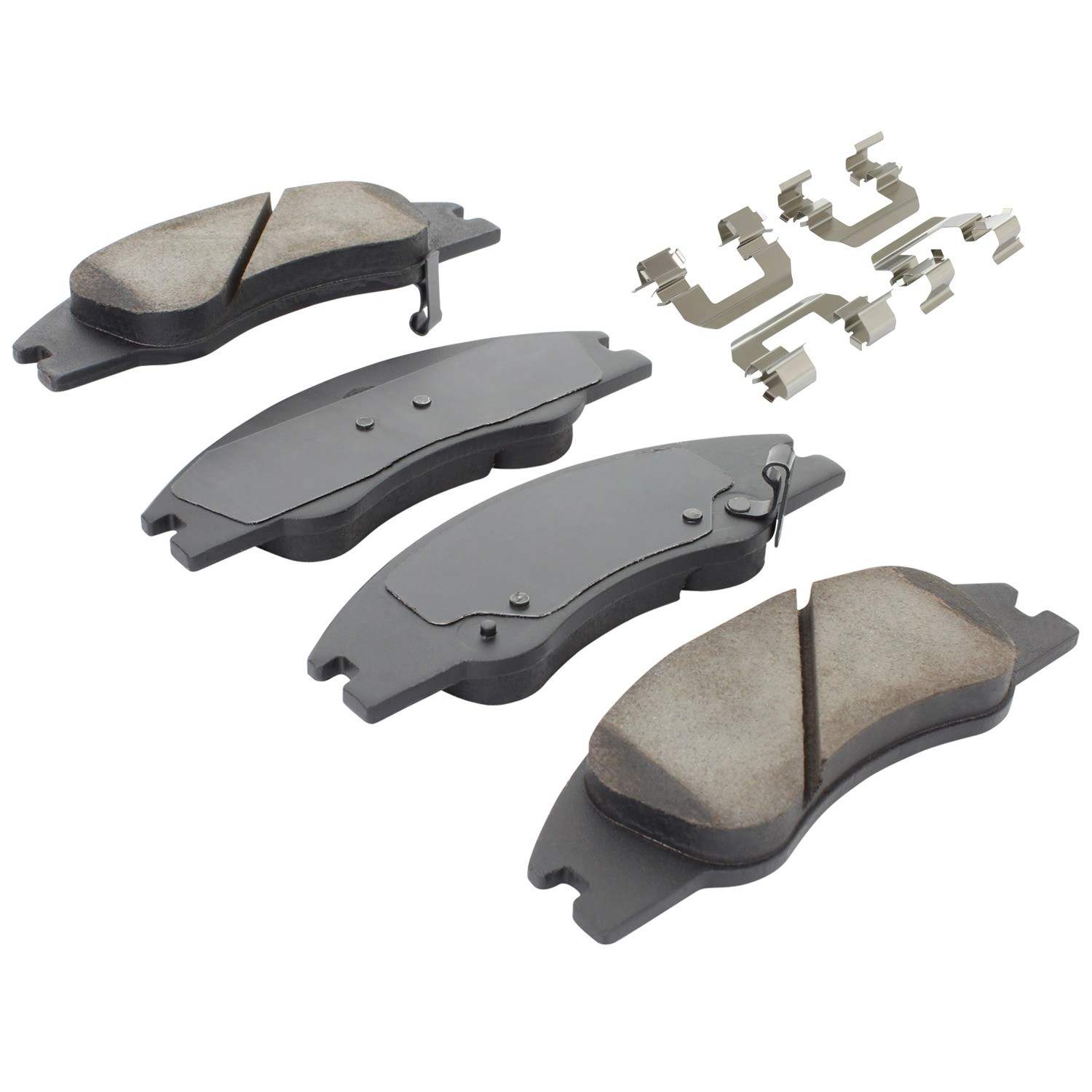 Angle View of Front Disc Brake Pad Set MPA 1001-1074C