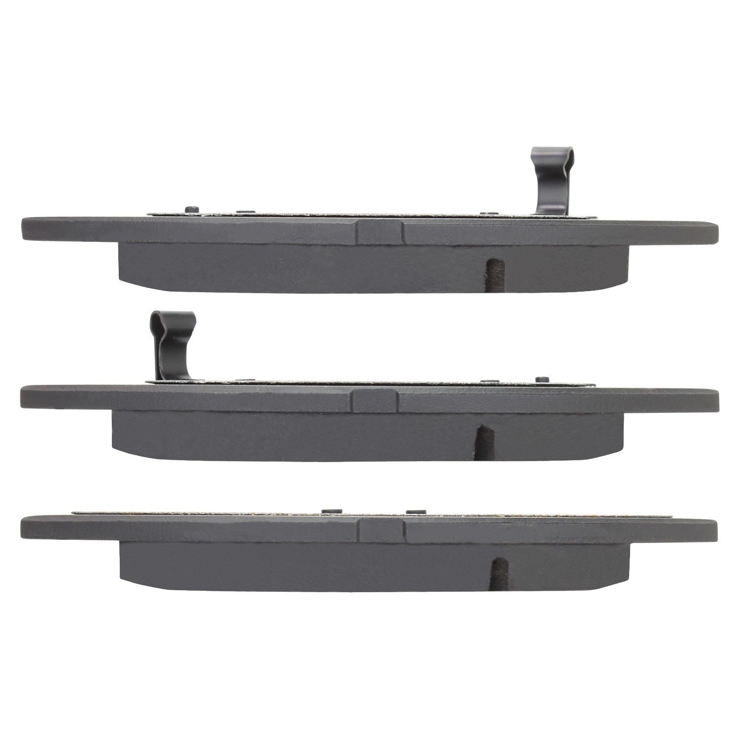 Top View of Front Disc Brake Pad Set MPA 1001-1074C