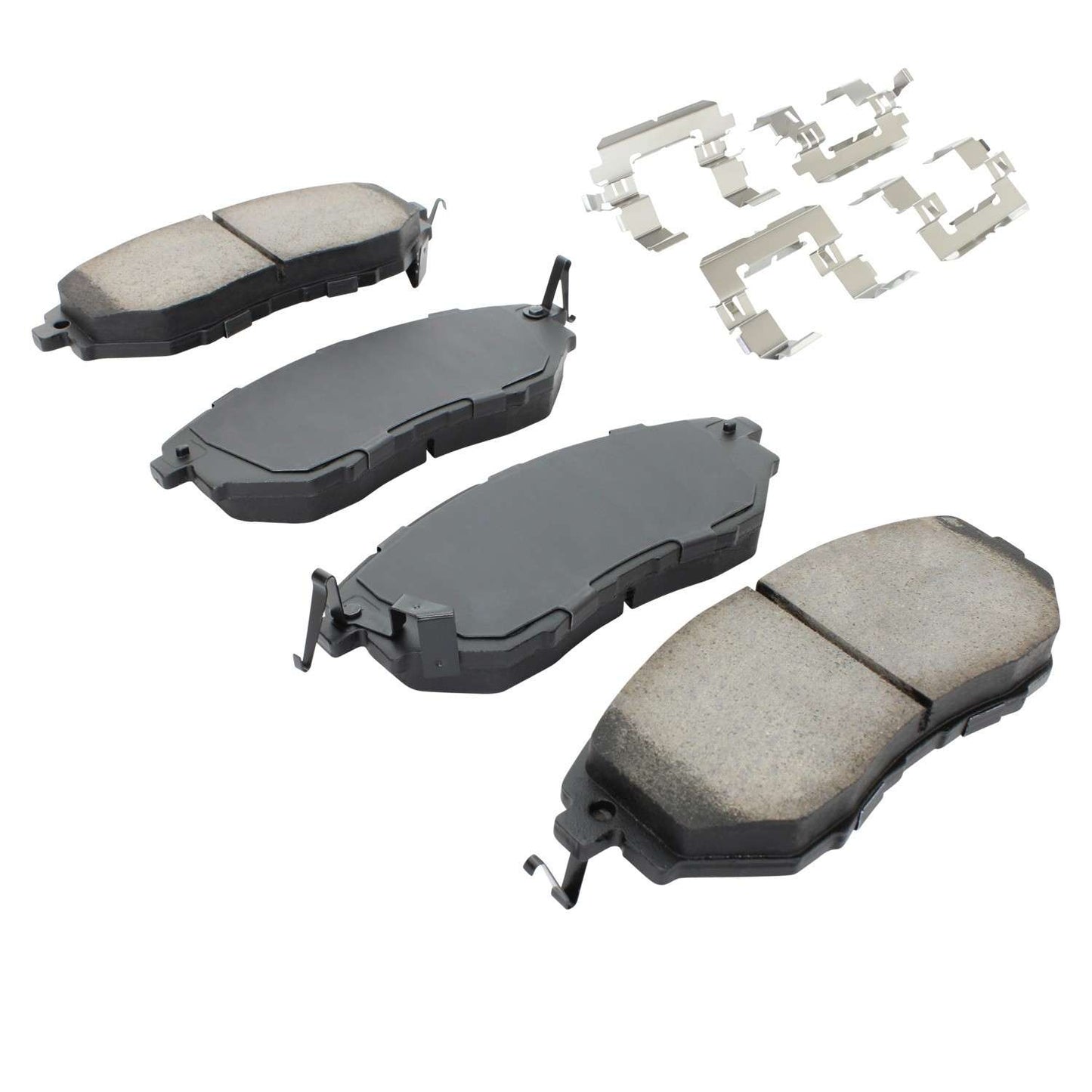 Angle View of Front Disc Brake Pad Set MPA 1001-1078C