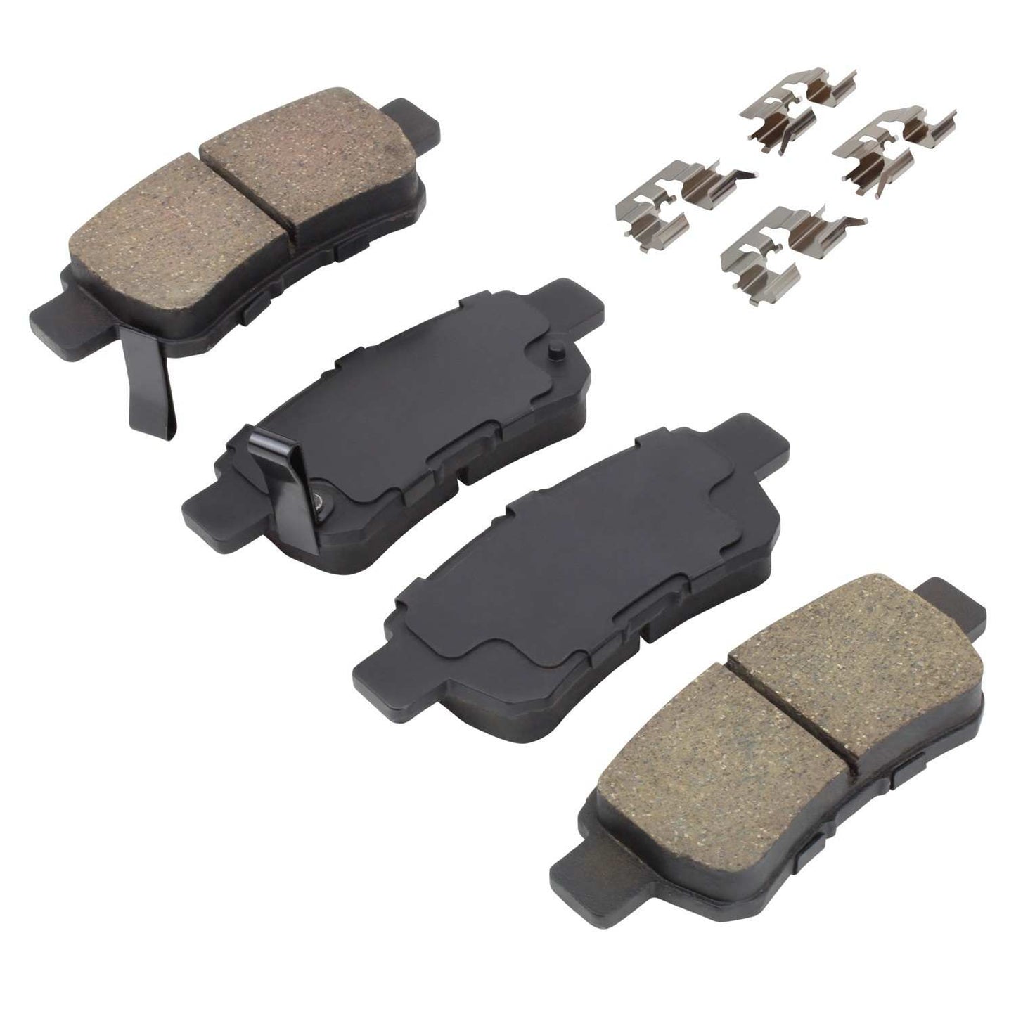 Angle View of Rear Disc Brake Pad Set MPA 1001-1088C