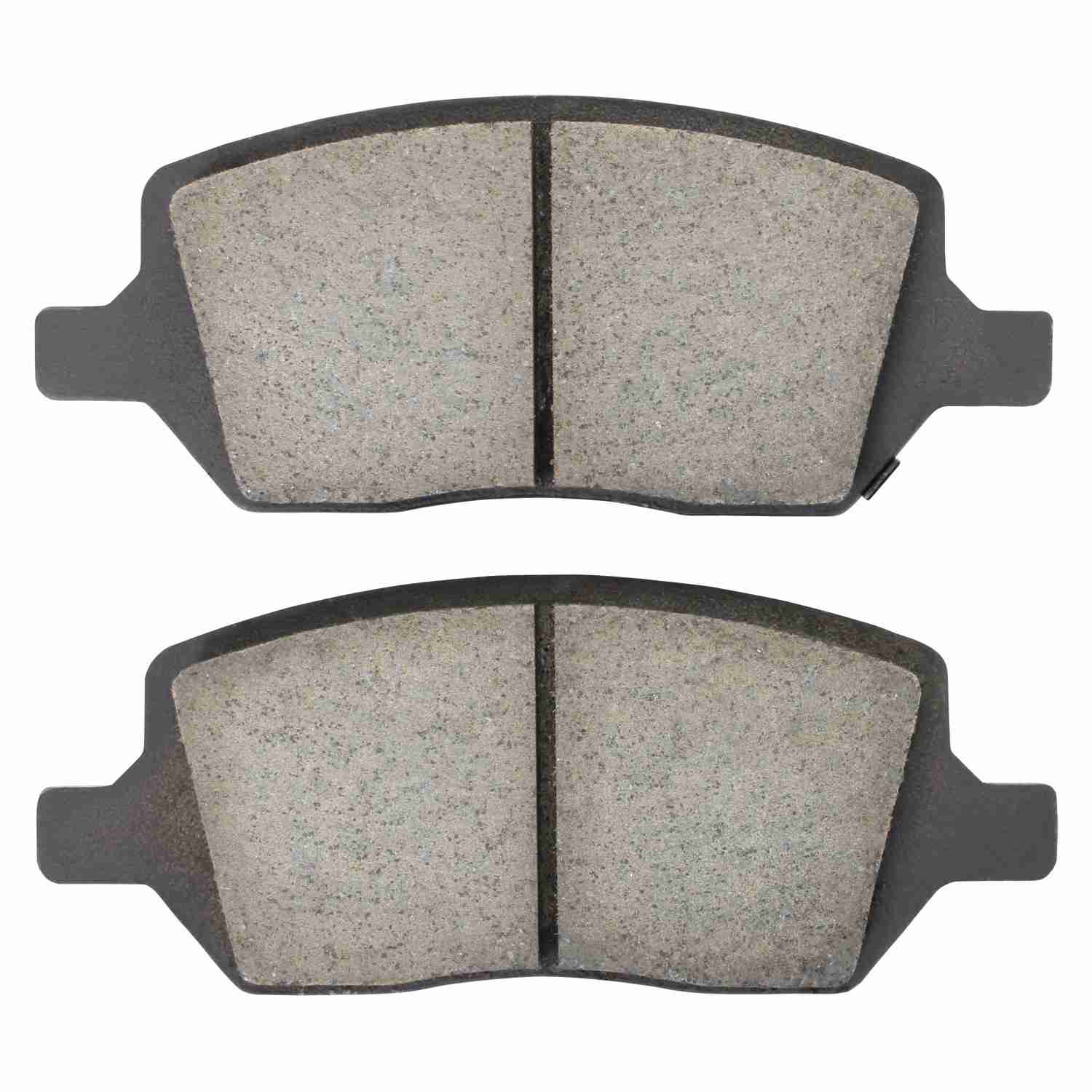 Front View of Rear Disc Brake Pad Set MPA 1001-1093C