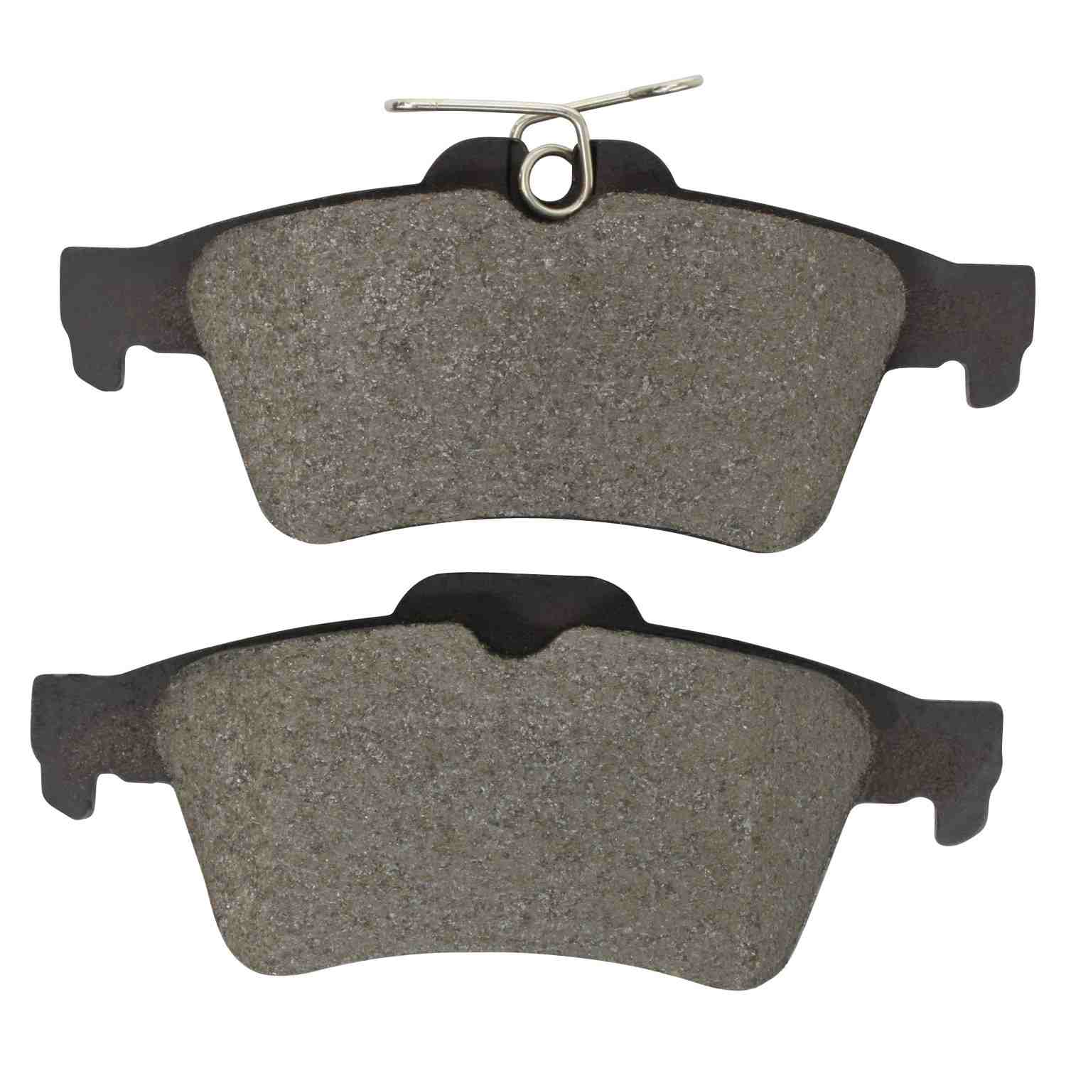 Front View of Rear Disc Brake Pad Set MPA 1001-1095C