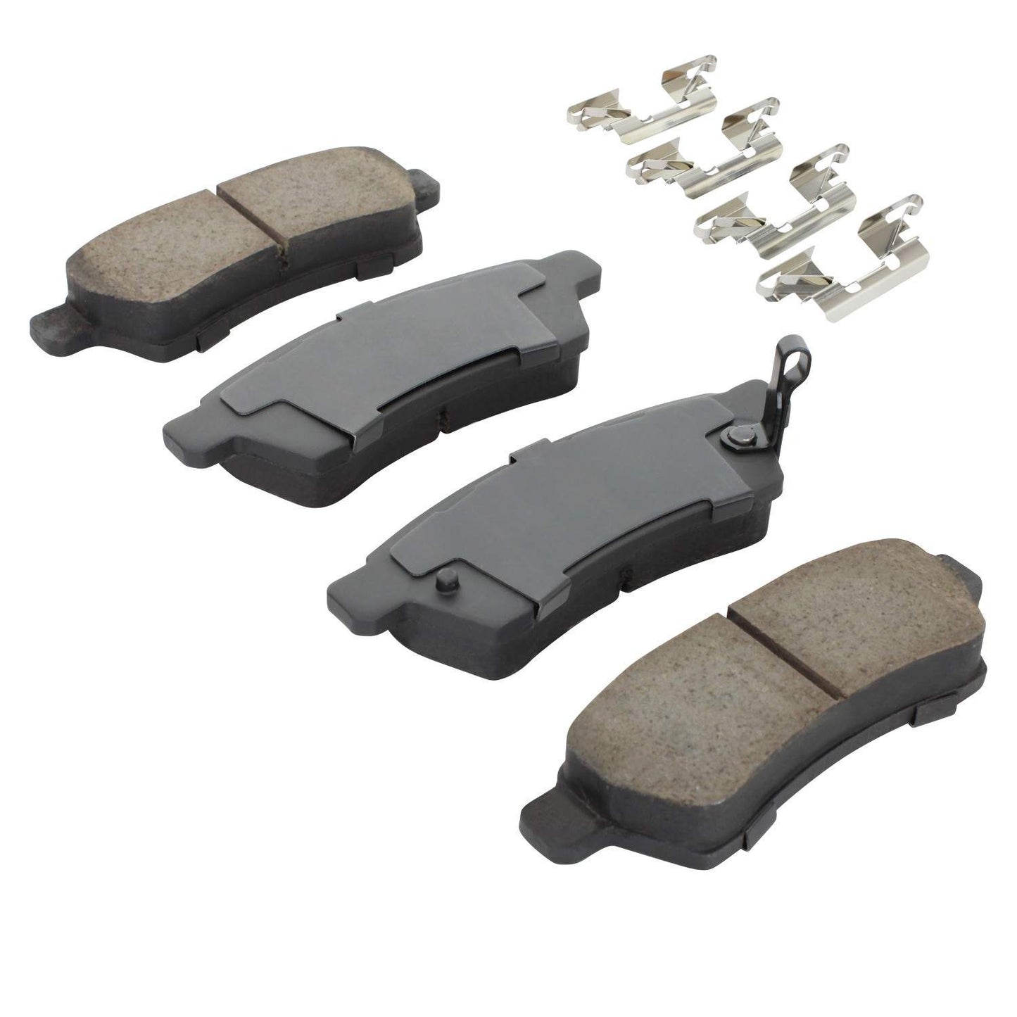 Angle View of Rear Disc Brake Pad Set MPA 1001-1100C