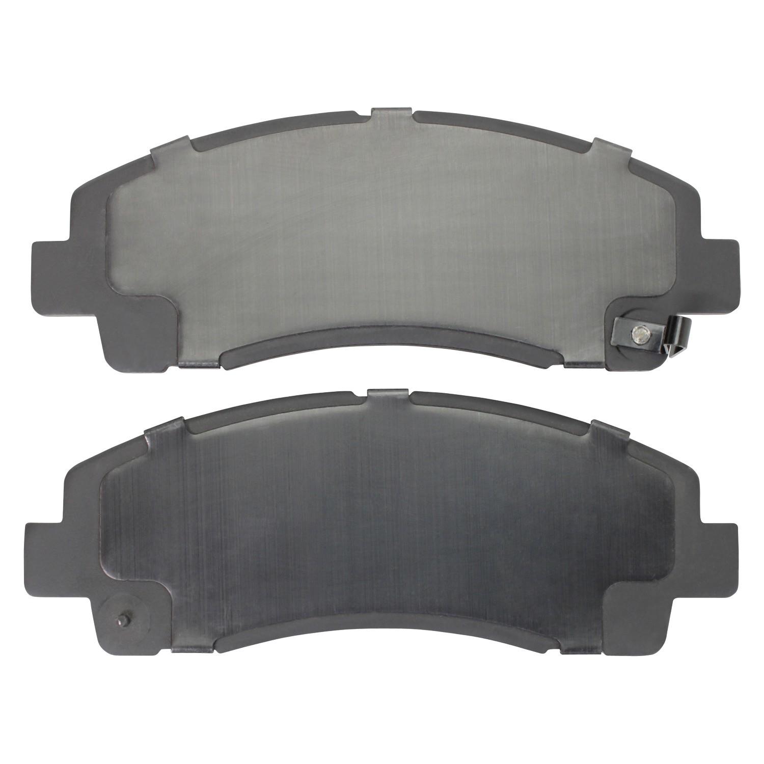 Back View of Front Disc Brake Pad Set MPA 1001-1102C