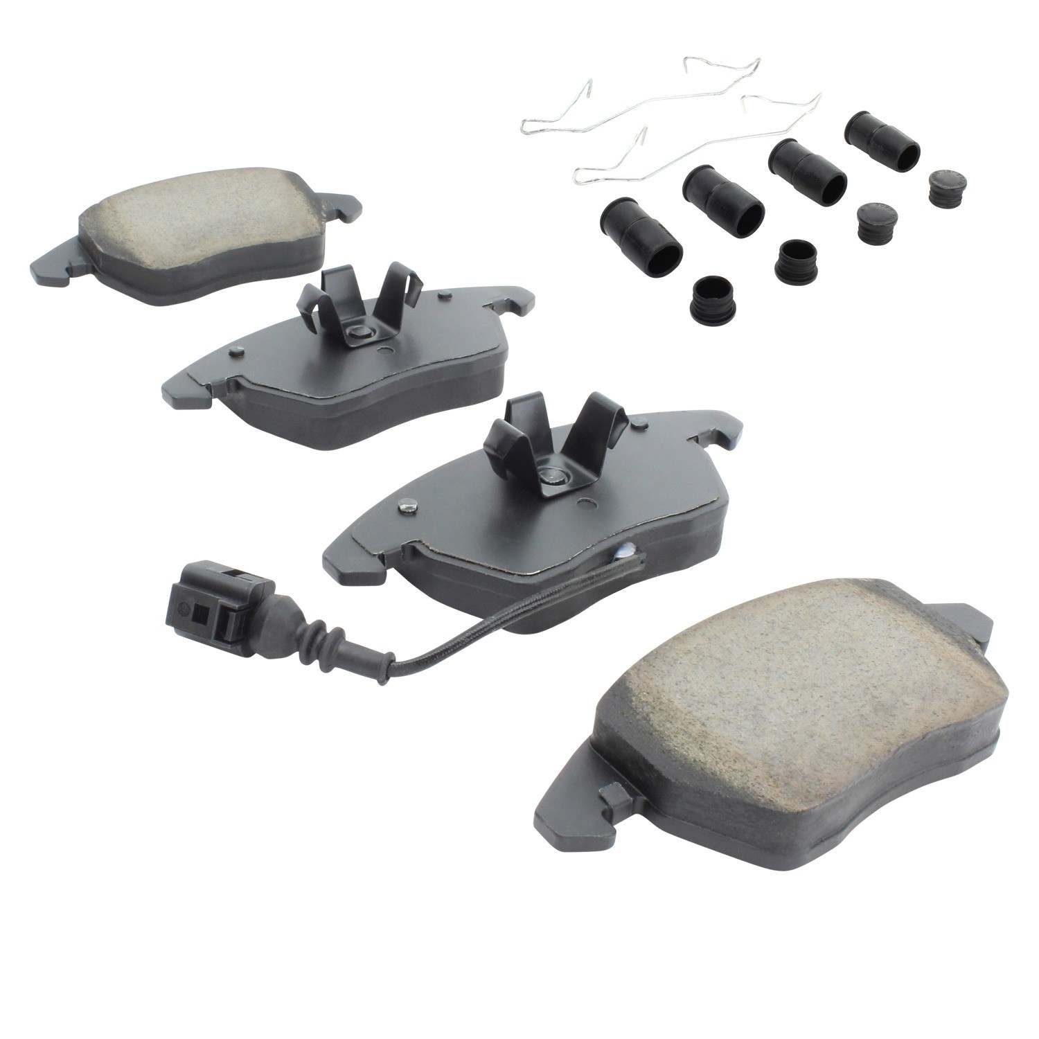 Angle View of Front Disc Brake Pad Set MPA 1001-1107C