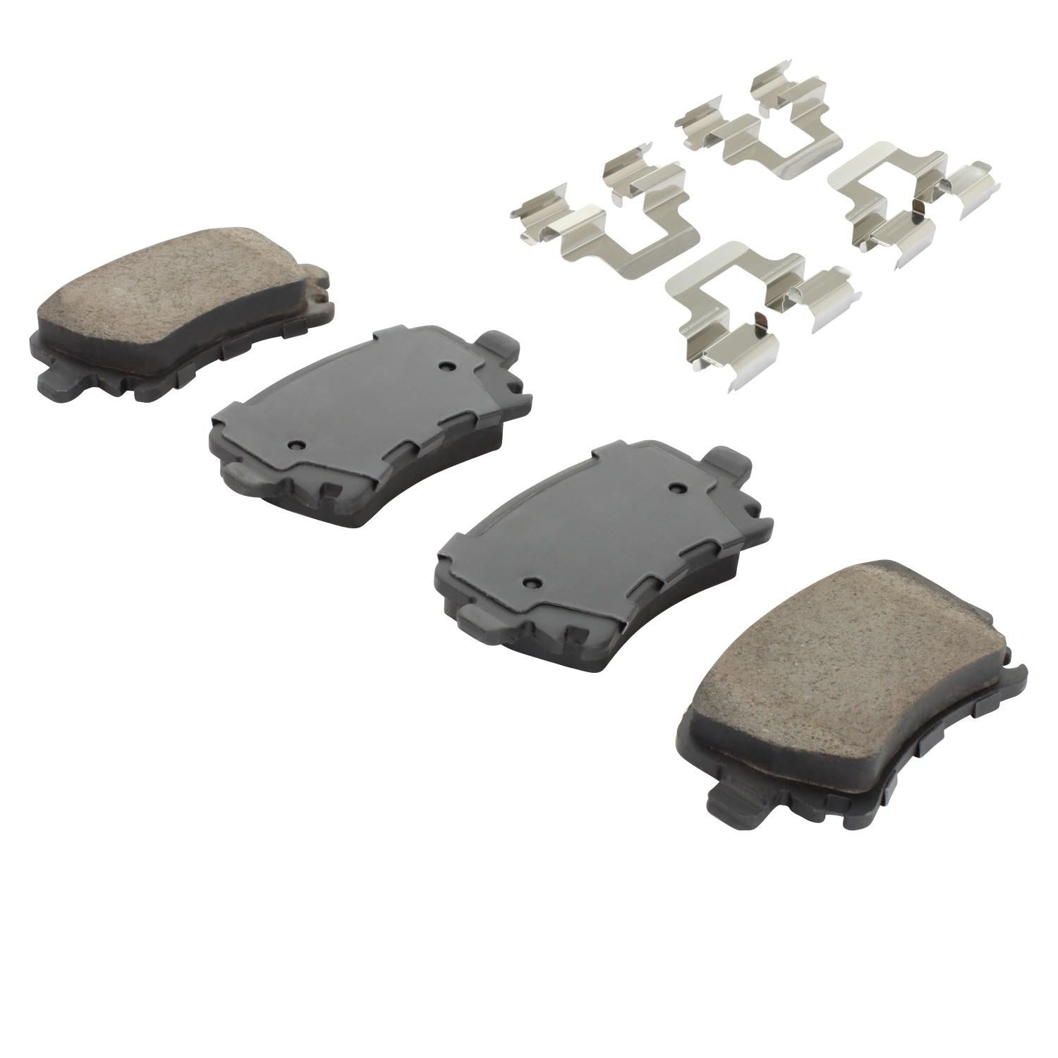 Angle View of Rear Disc Brake Pad Set MPA 1001-1108C