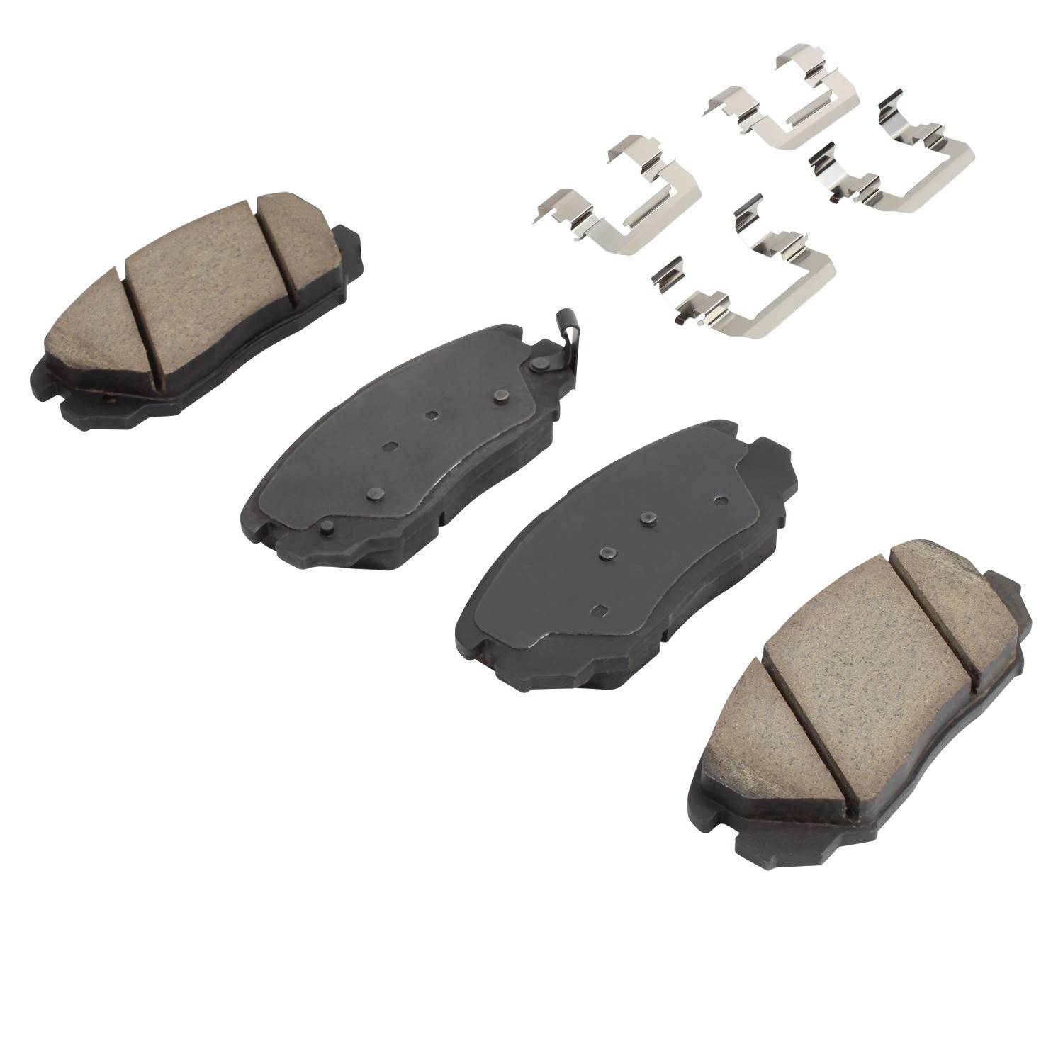 Angle View of Front Disc Brake Pad Set MPA 1001-1125AC