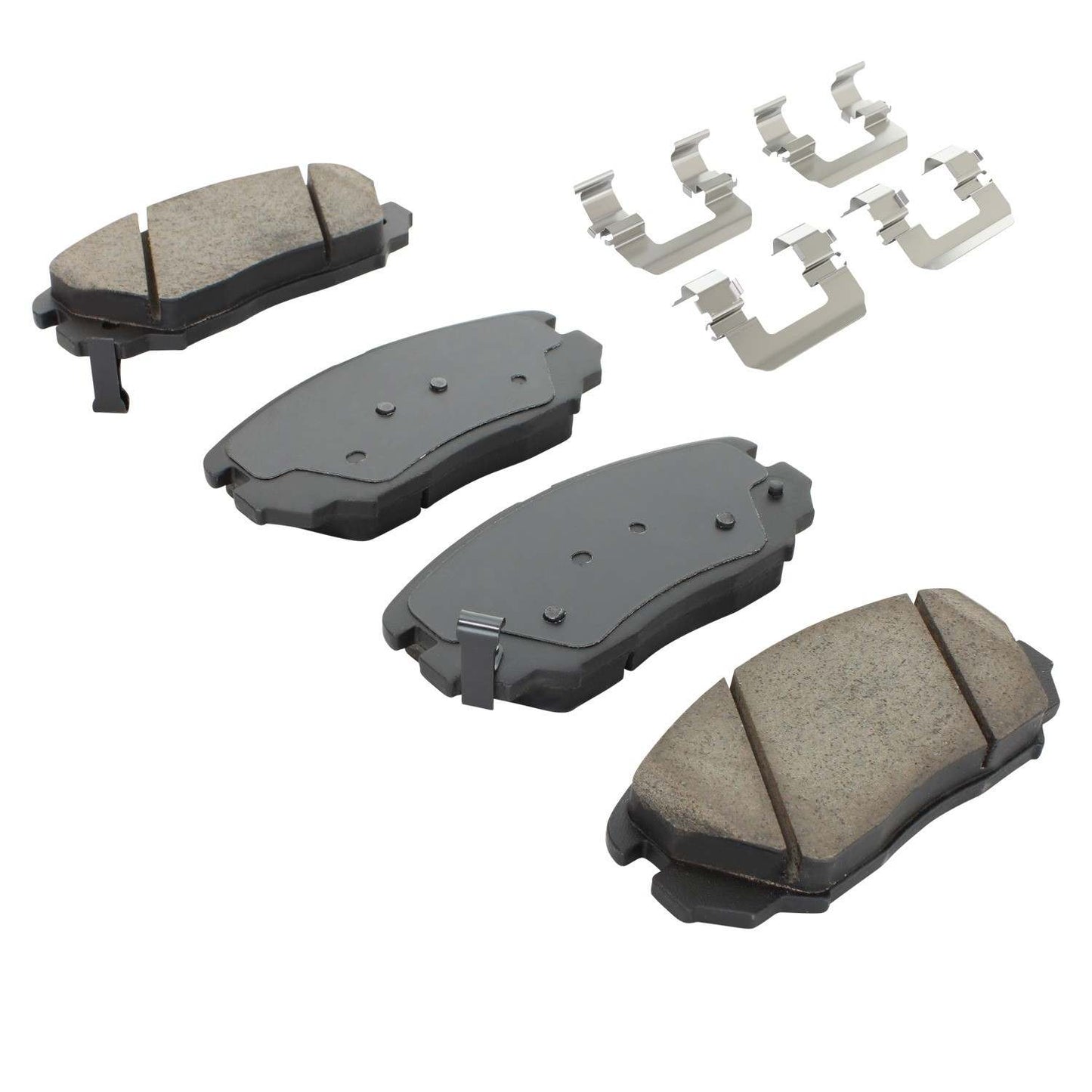 Angle View of Front Disc Brake Pad Set MPA 1001-1125C