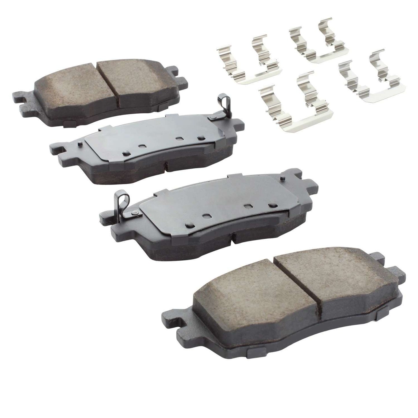 Angle View of Front Disc Brake Pad Set MPA 1001-1156C