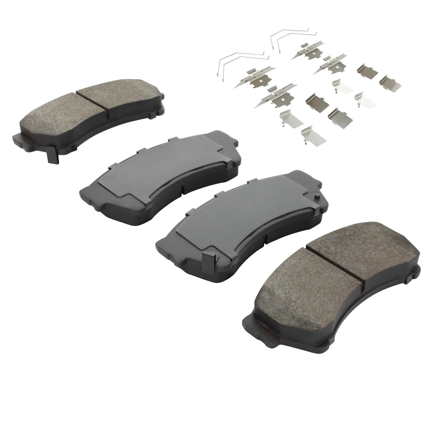 Angle View of Front Disc Brake Pad Set MPA 1001-1164C