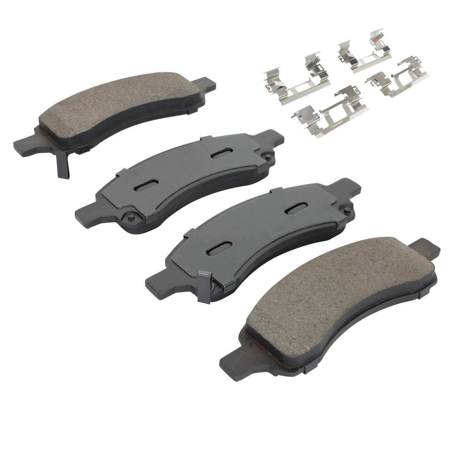 Angle View of Front Disc Brake Pad Set MPA 1001-1169AC