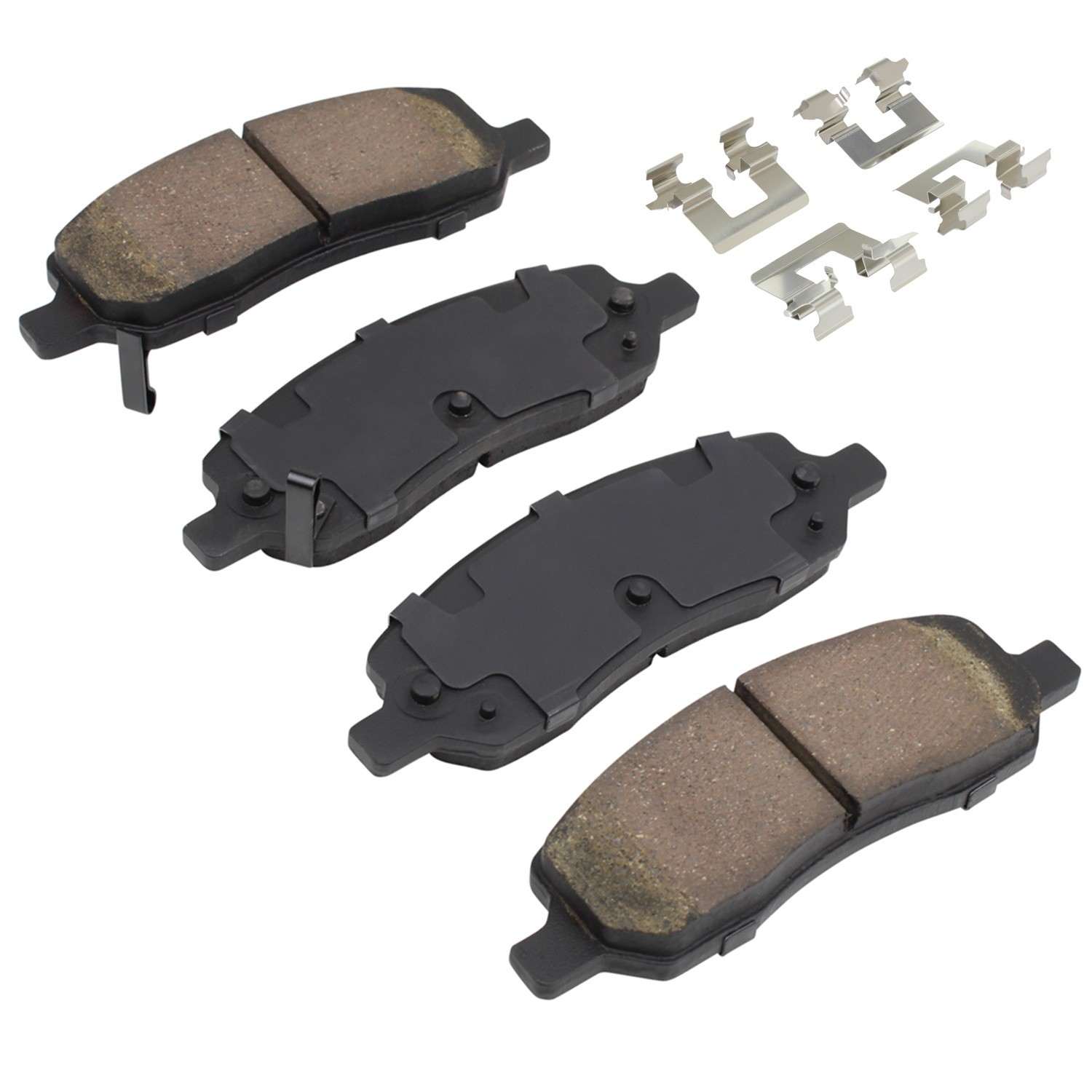 Angle View of Rear Disc Brake Pad Set MPA 1001-1172C