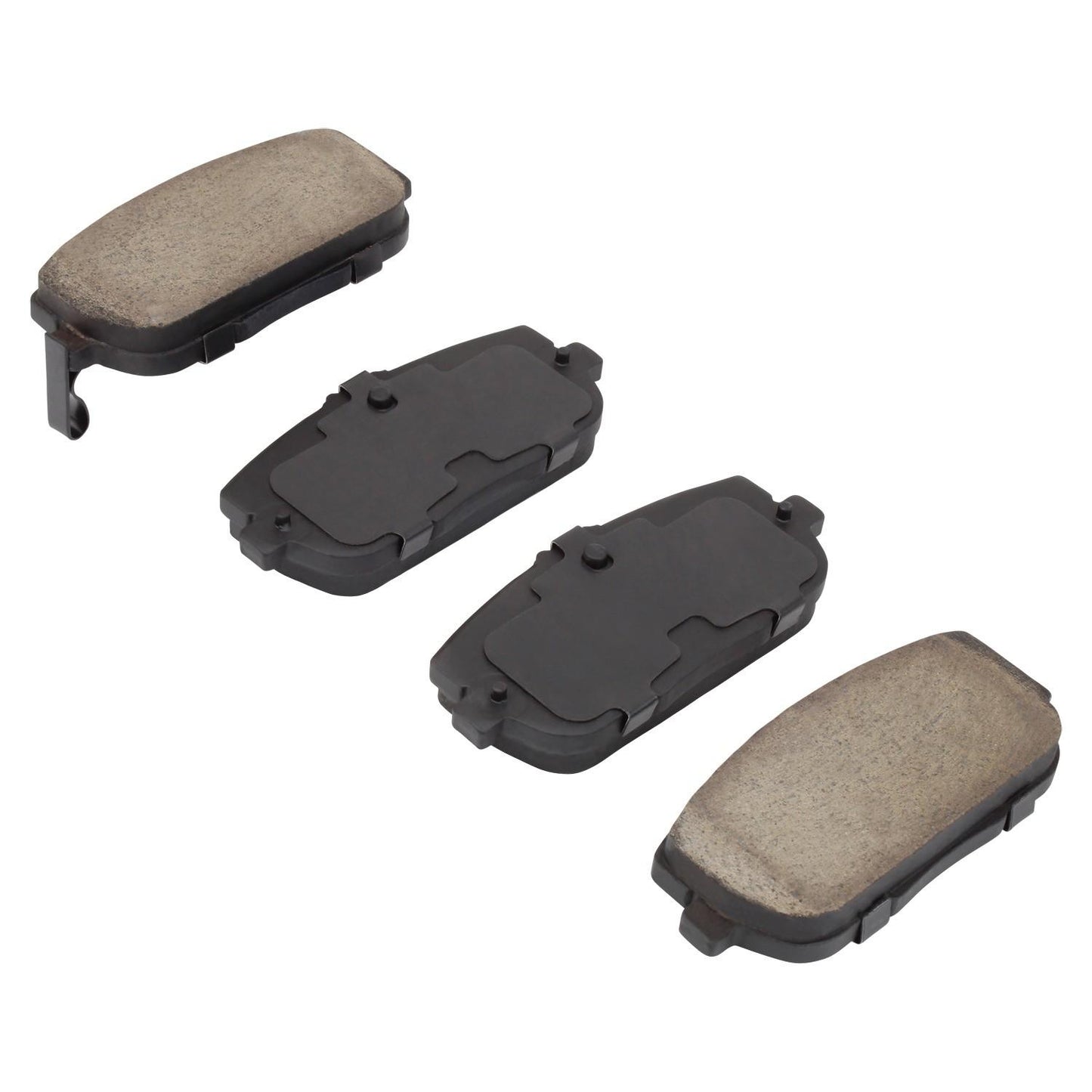 Angle View of Rear Disc Brake Pad Set MPA 1001-1180C