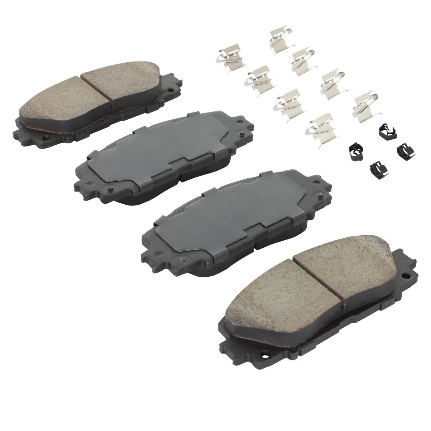 Angle View of Front Disc Brake Pad Set MPA 1001-1184AC