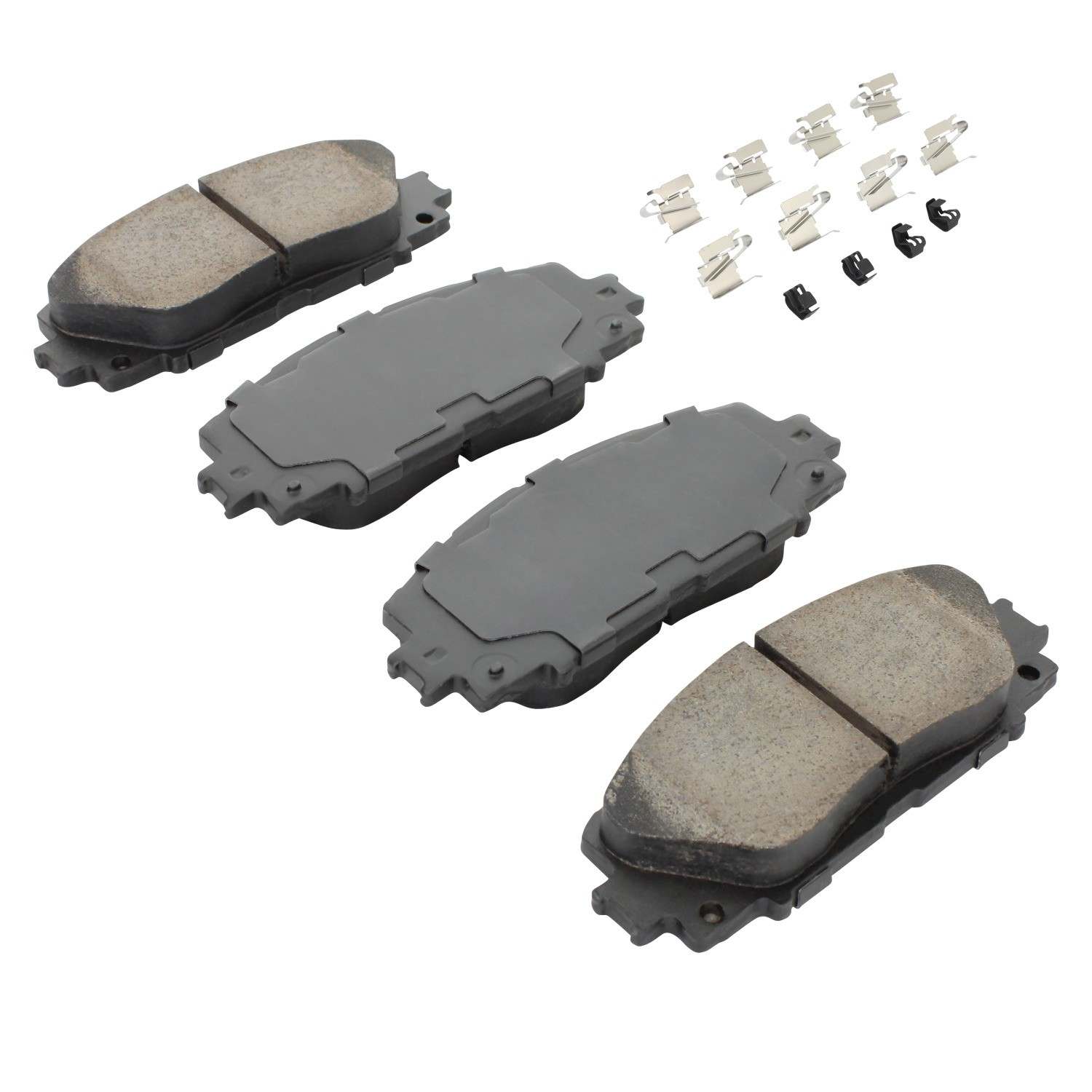 Angle View of Front Disc Brake Pad Set MPA 1001-1184C