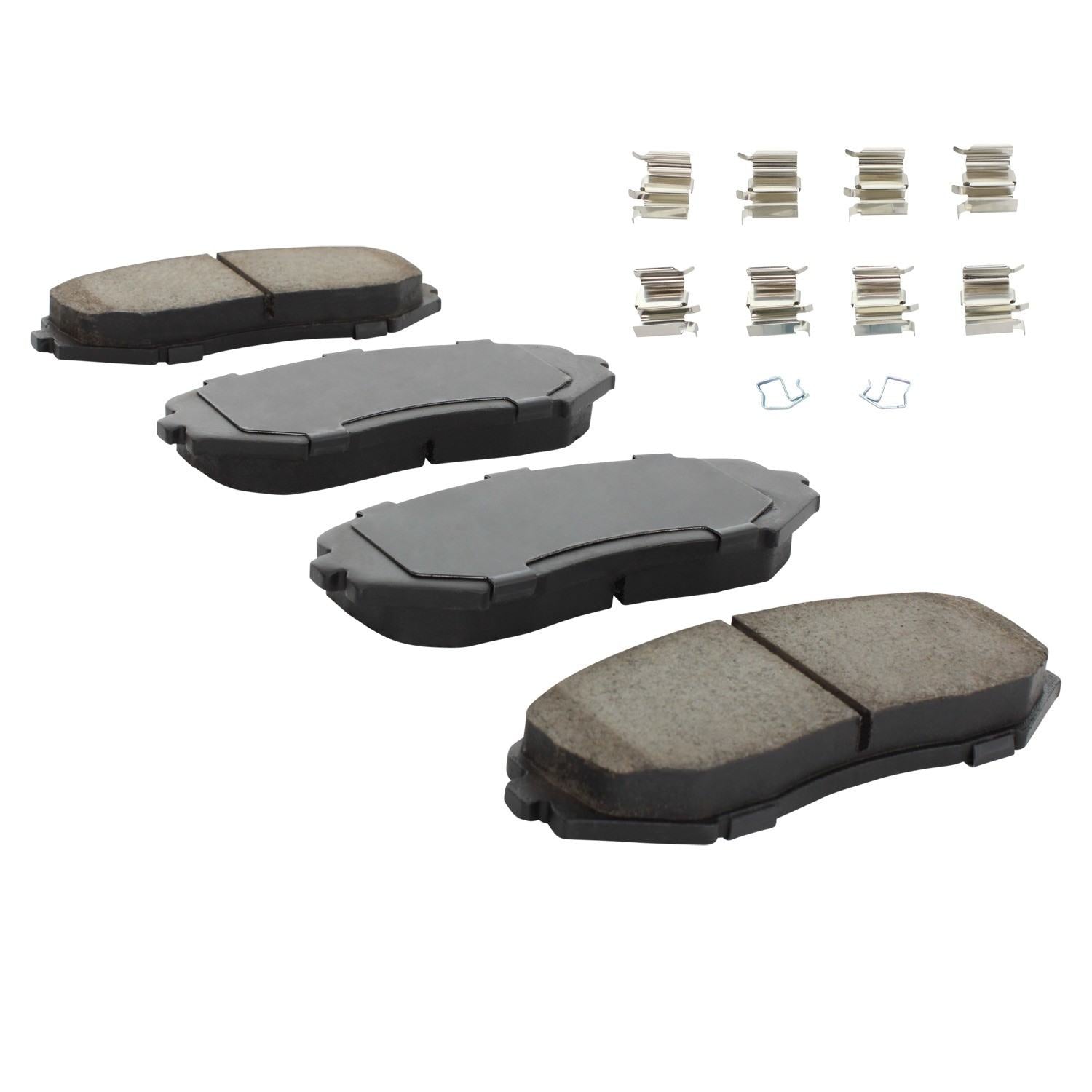 Angle View of Front Disc Brake Pad Set MPA 1001-1188C