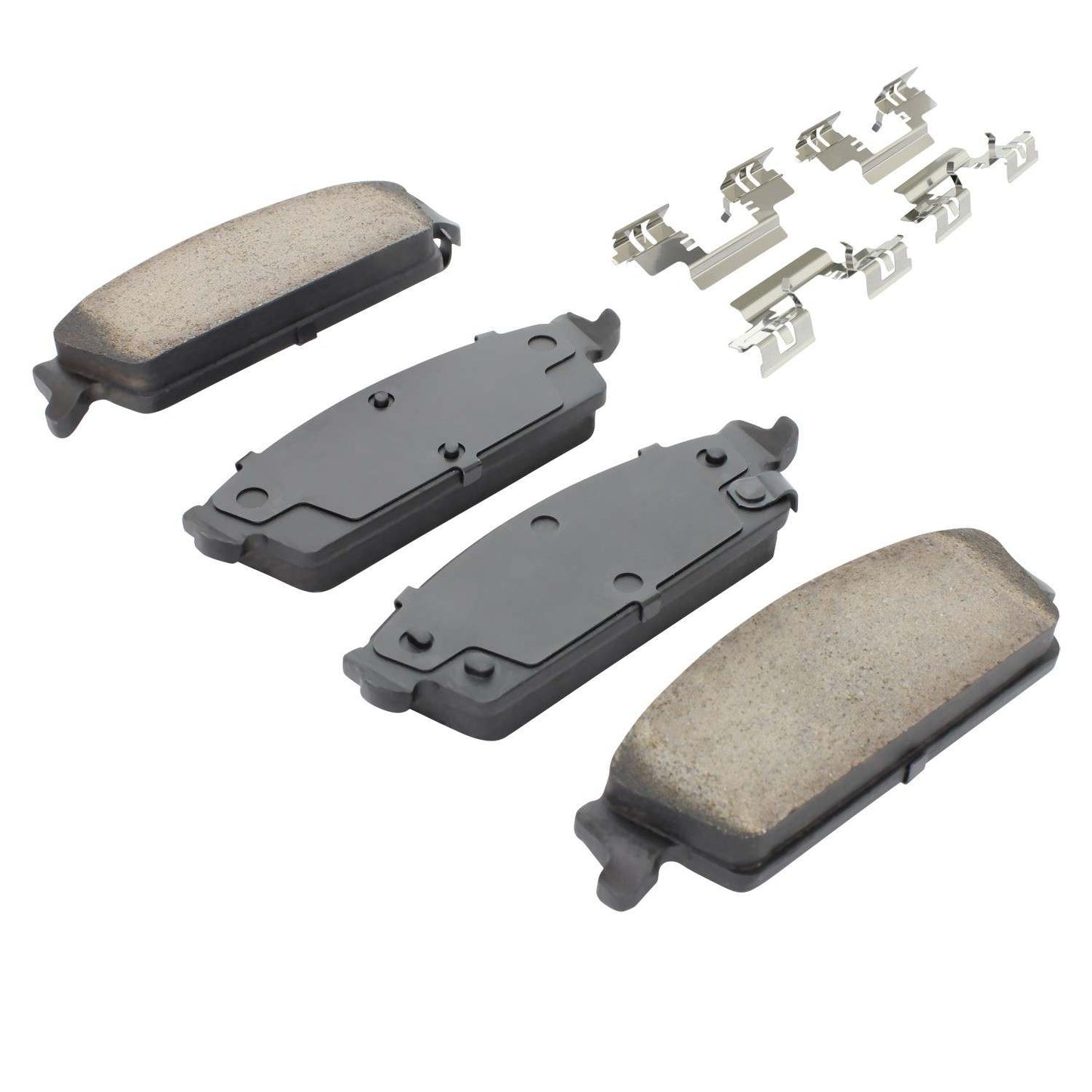 Angle View of Rear Disc Brake Pad Set MPA 1001-1194C