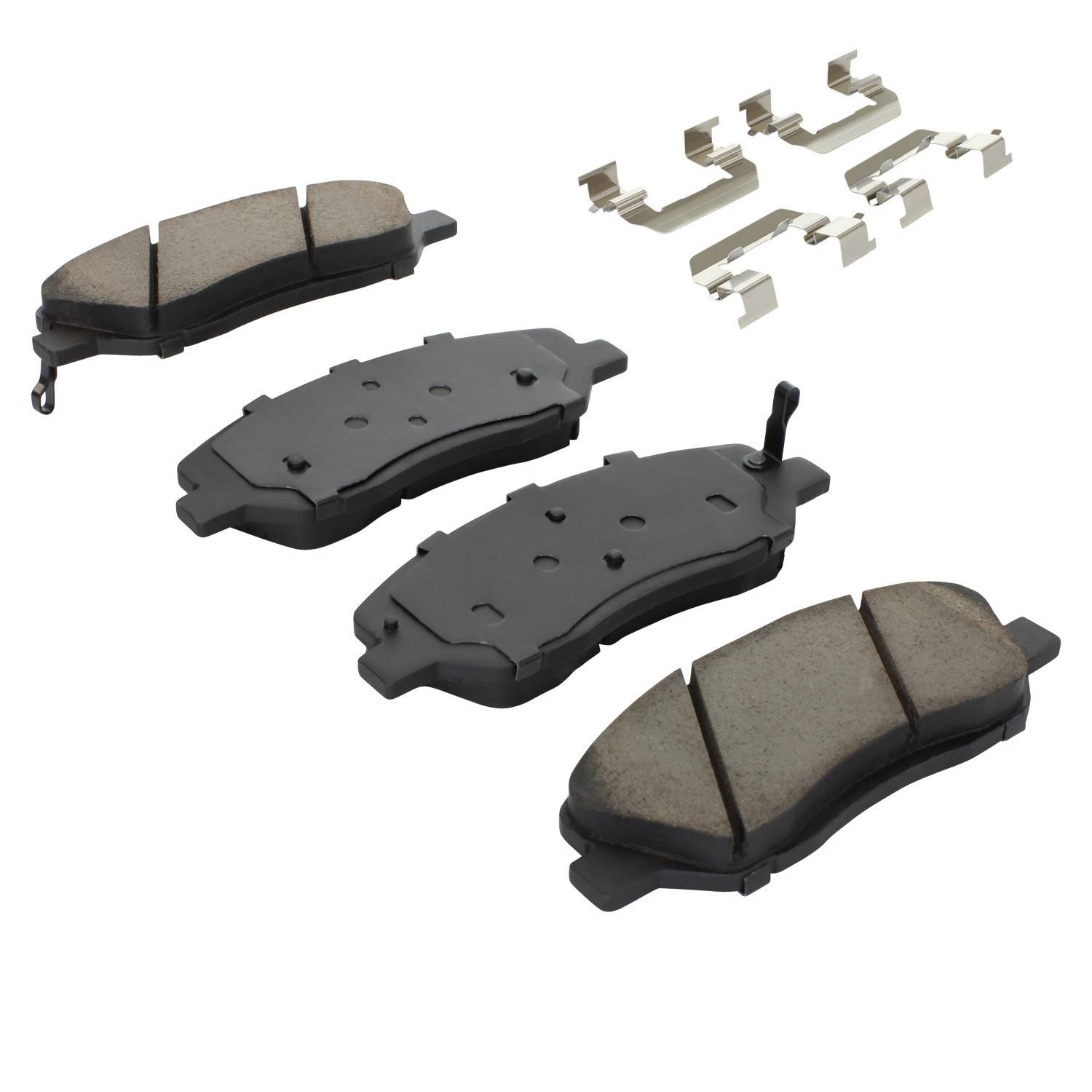 Angle View of Front Disc Brake Pad Set MPA 1001-1202C