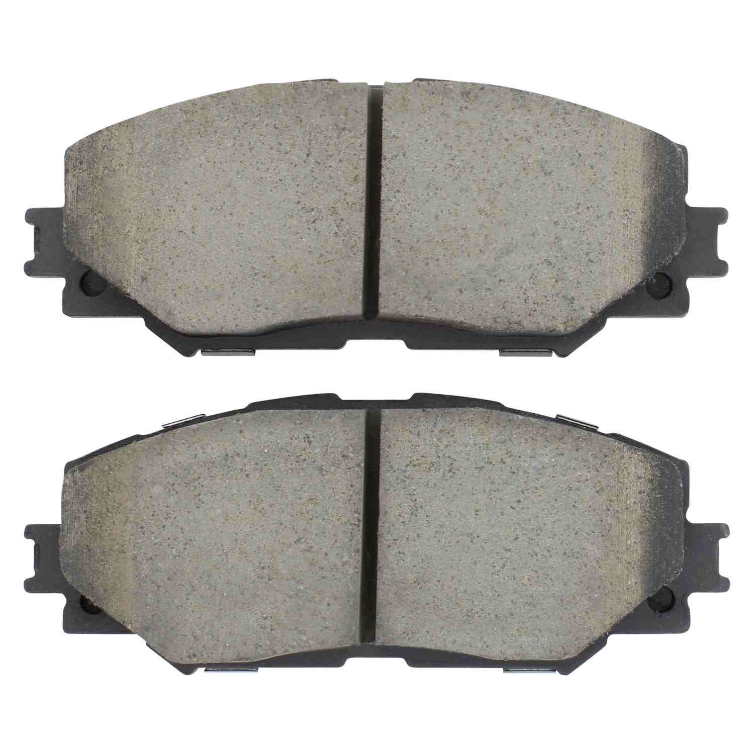 Front View of Front Disc Brake Pad Set MPA 1001-1210C