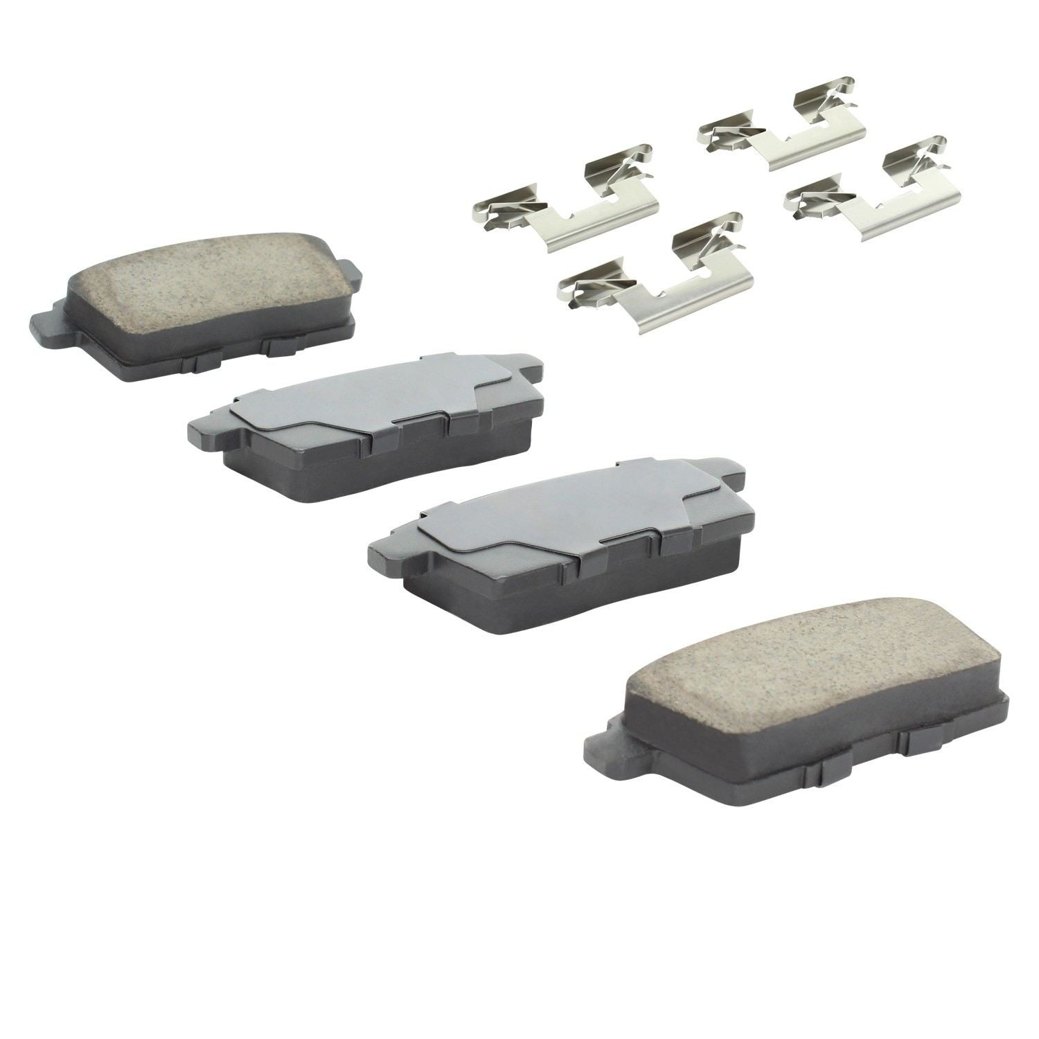 Angle View of Rear Disc Brake Pad Set MPA 1001-1259C