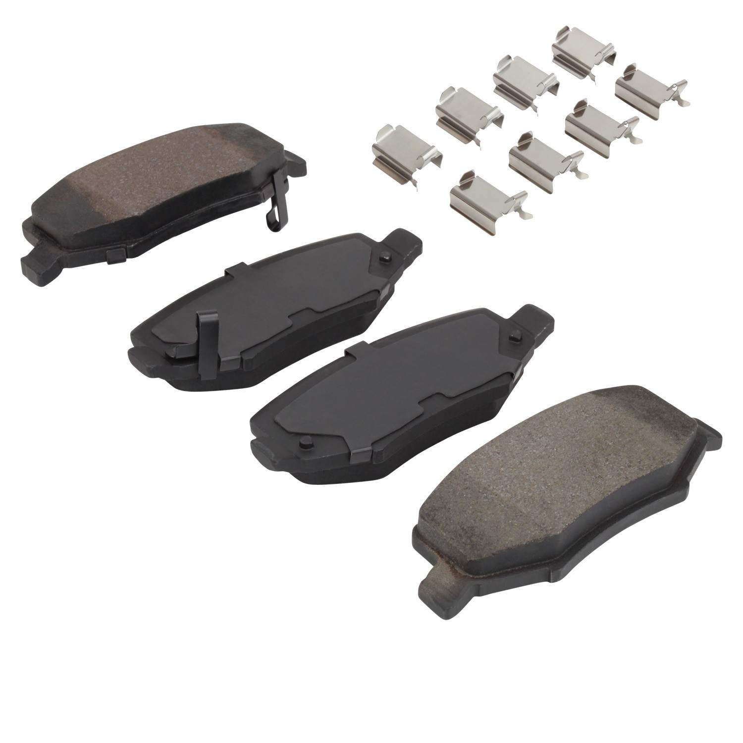 Angle View of Rear Disc Brake Pad Set MPA 1001-1274C