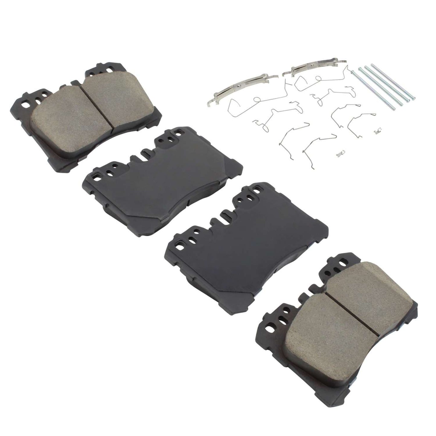 Angle View of Front Disc Brake Pad Set MPA 1001-1282C