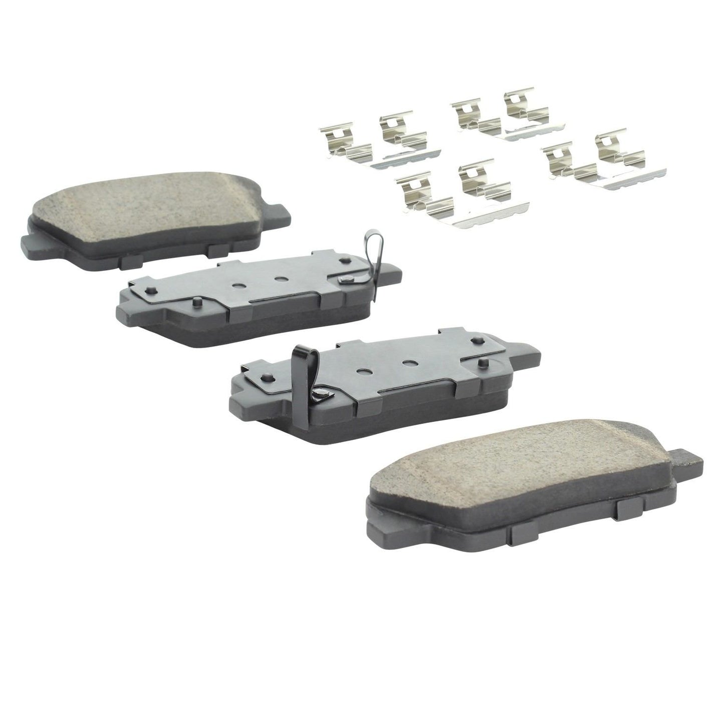 Angle View of Rear Disc Brake Pad Set MPA 1001-1284BC