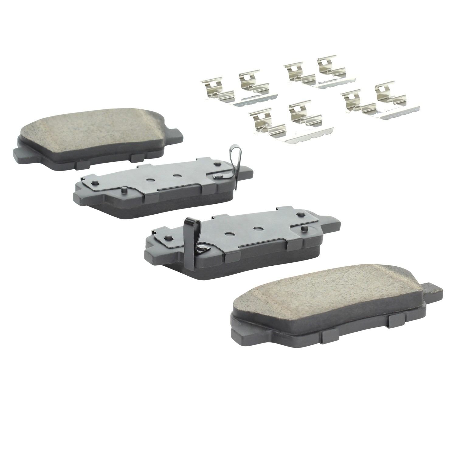 Angle View of Rear Disc Brake Pad Set MPA 1001-1284BC