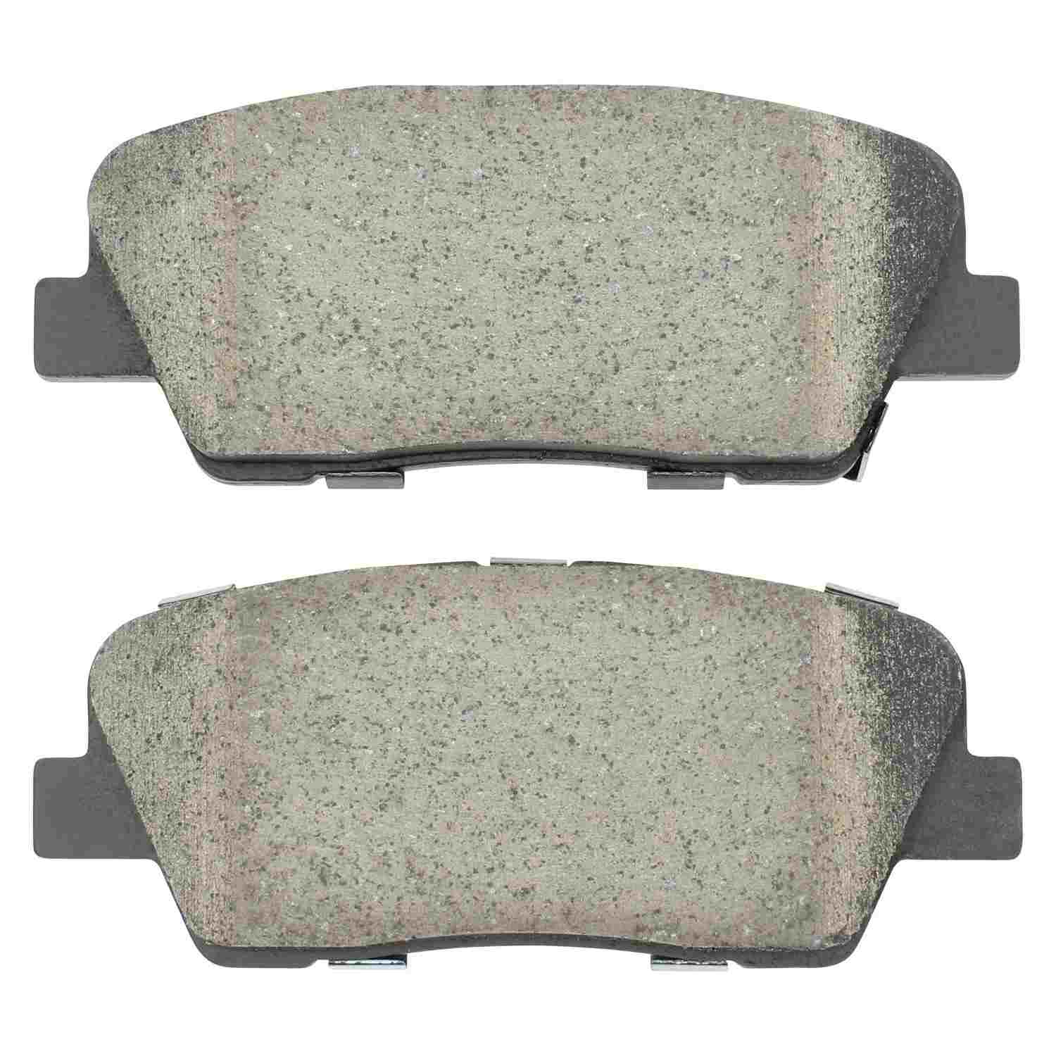 Front View of Rear Disc Brake Pad Set MPA 1001-1284BC